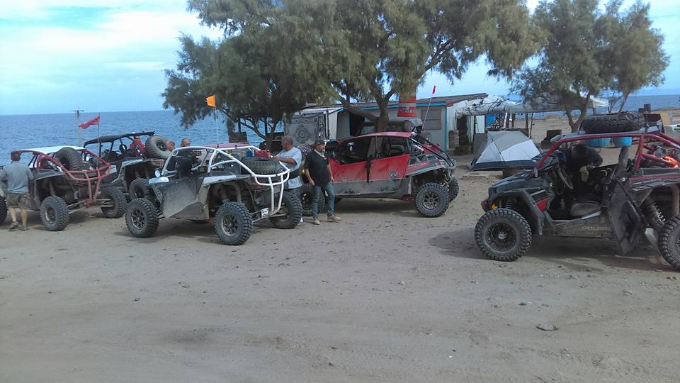 The chase crew down in Baja.
