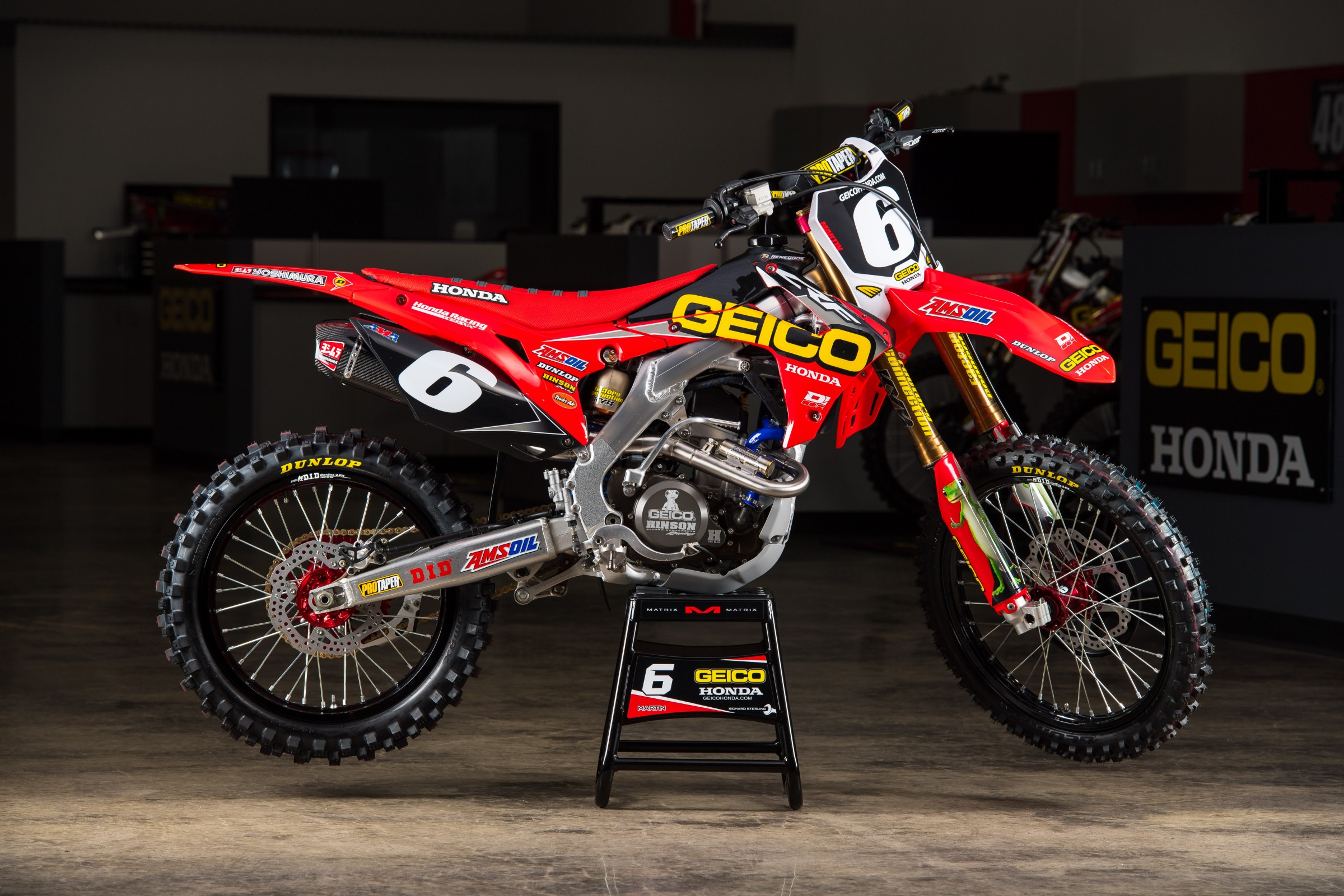 Martin will make is GEICO Honda debut at Anaheim 1.