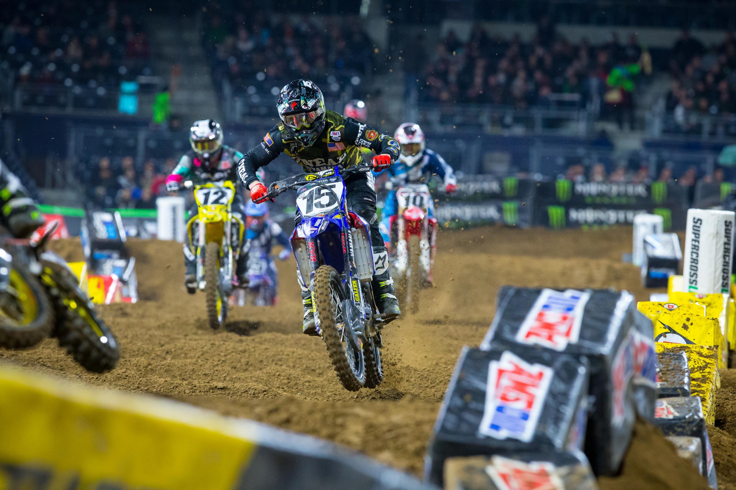 Dean improved by one spot on his 13th place in Anaheim last weekend.