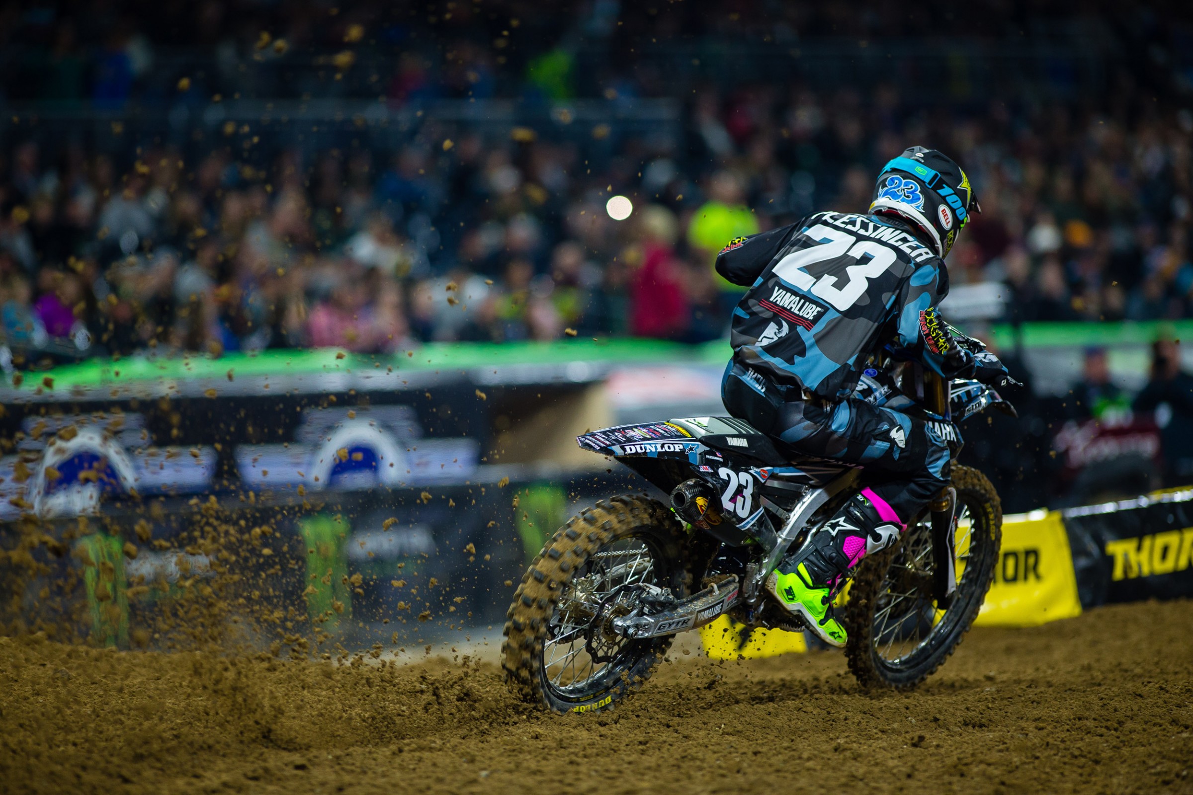 Plessinger was on the move toward the end of the main event.
