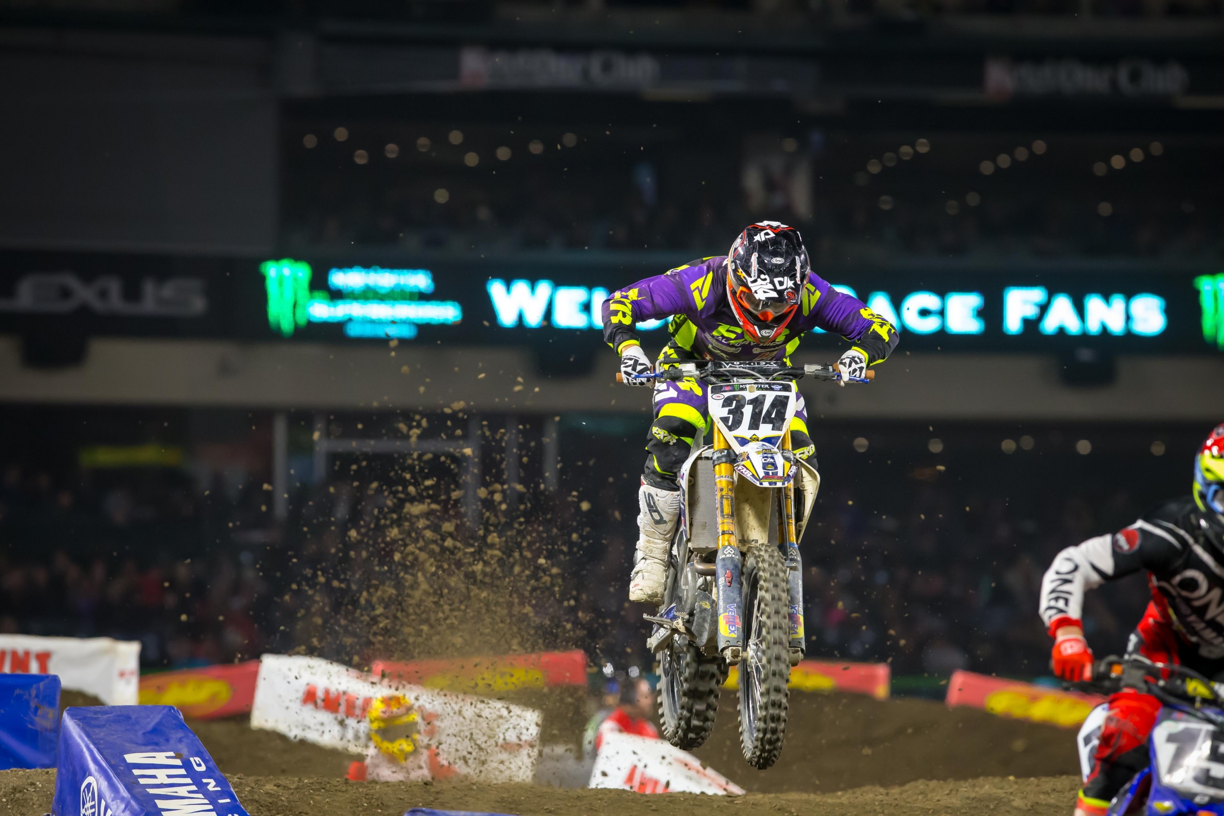 Wilson gets by A-Ray and Albertson lurks in the back.