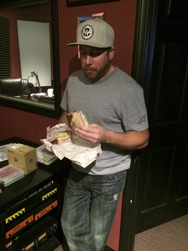 Langston loves Jimmy John's.
