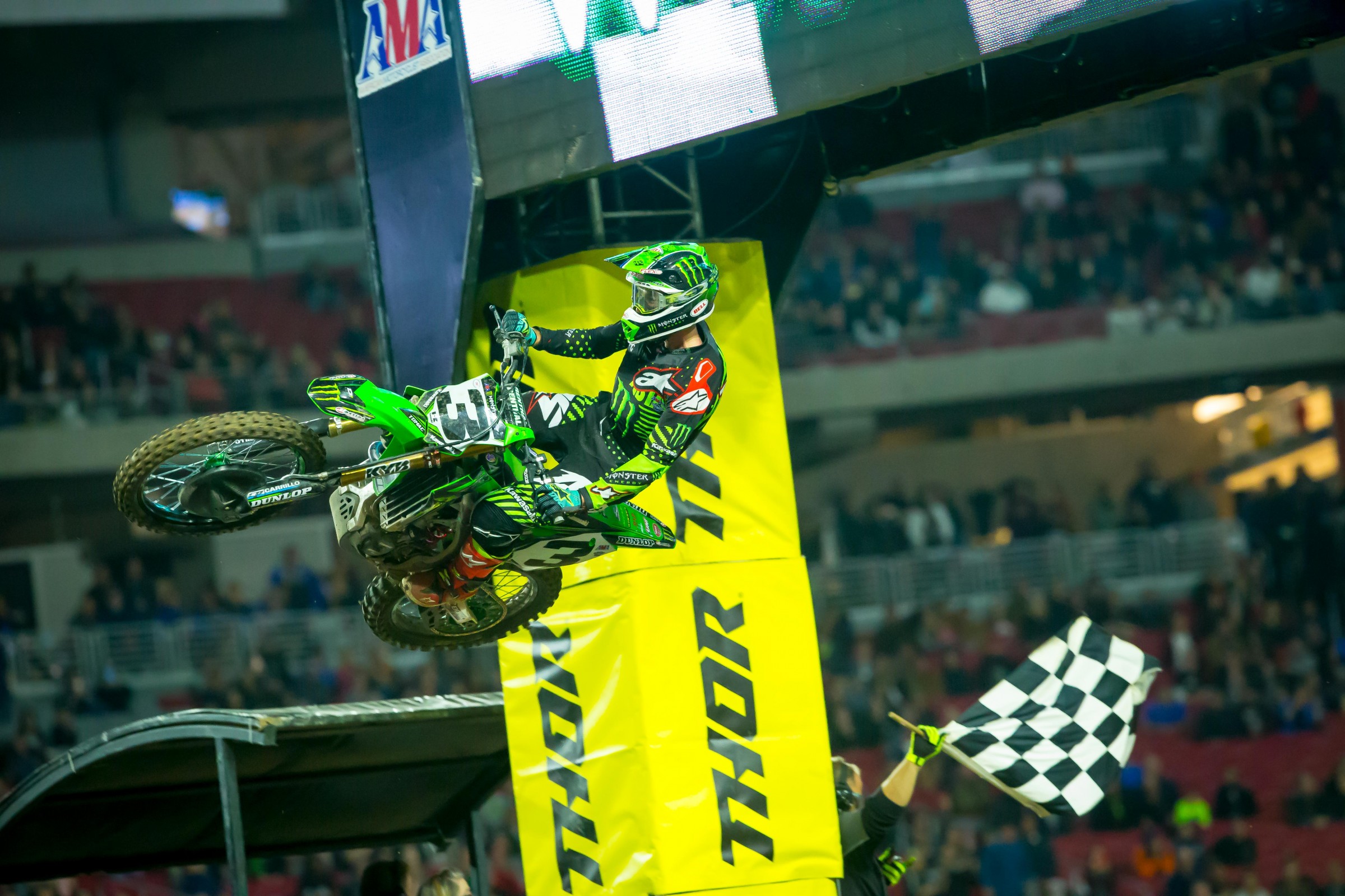 Eli Tomac won his first race of 2017 on Saturday.