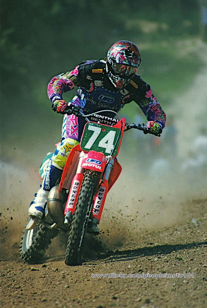 Dean can thank George Matson for sparking his career in motocross.