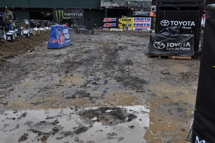 This was before any rain came down today.