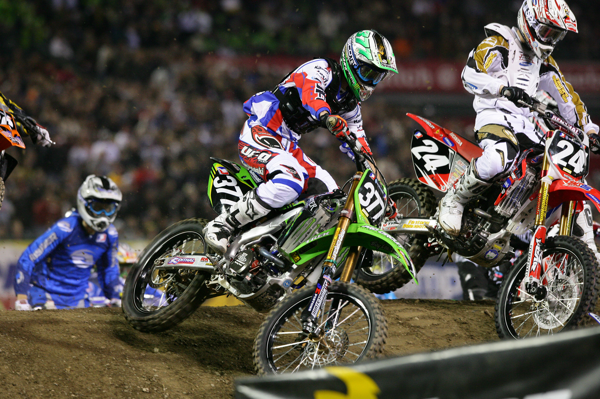 Pourcel won his second ever supercross race in 2007.