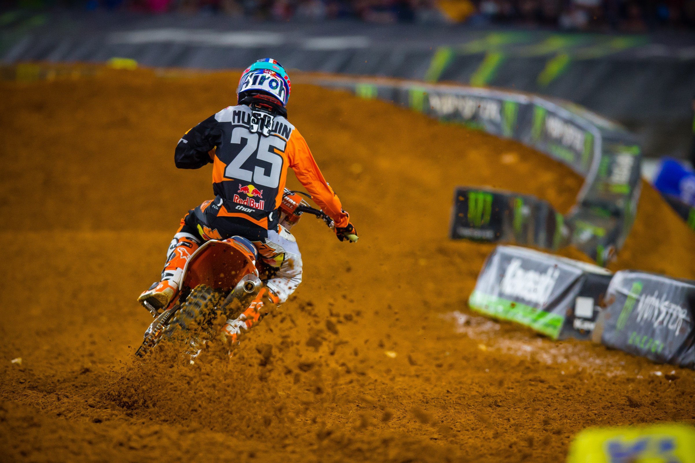 Musquin used his precise throttle control to find traction in Dallas.
