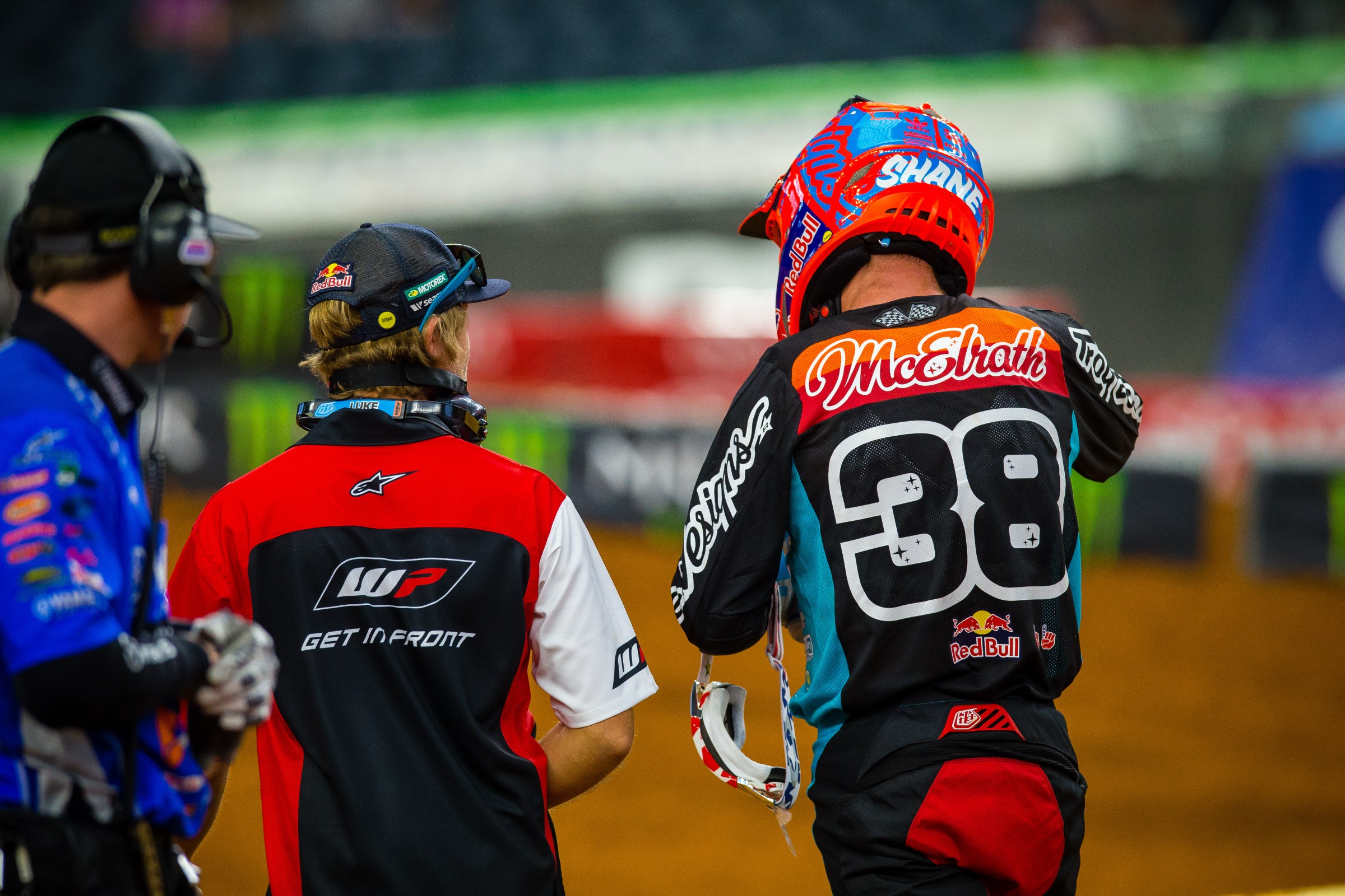 Still no word on what went wrong with McElrath's bike.