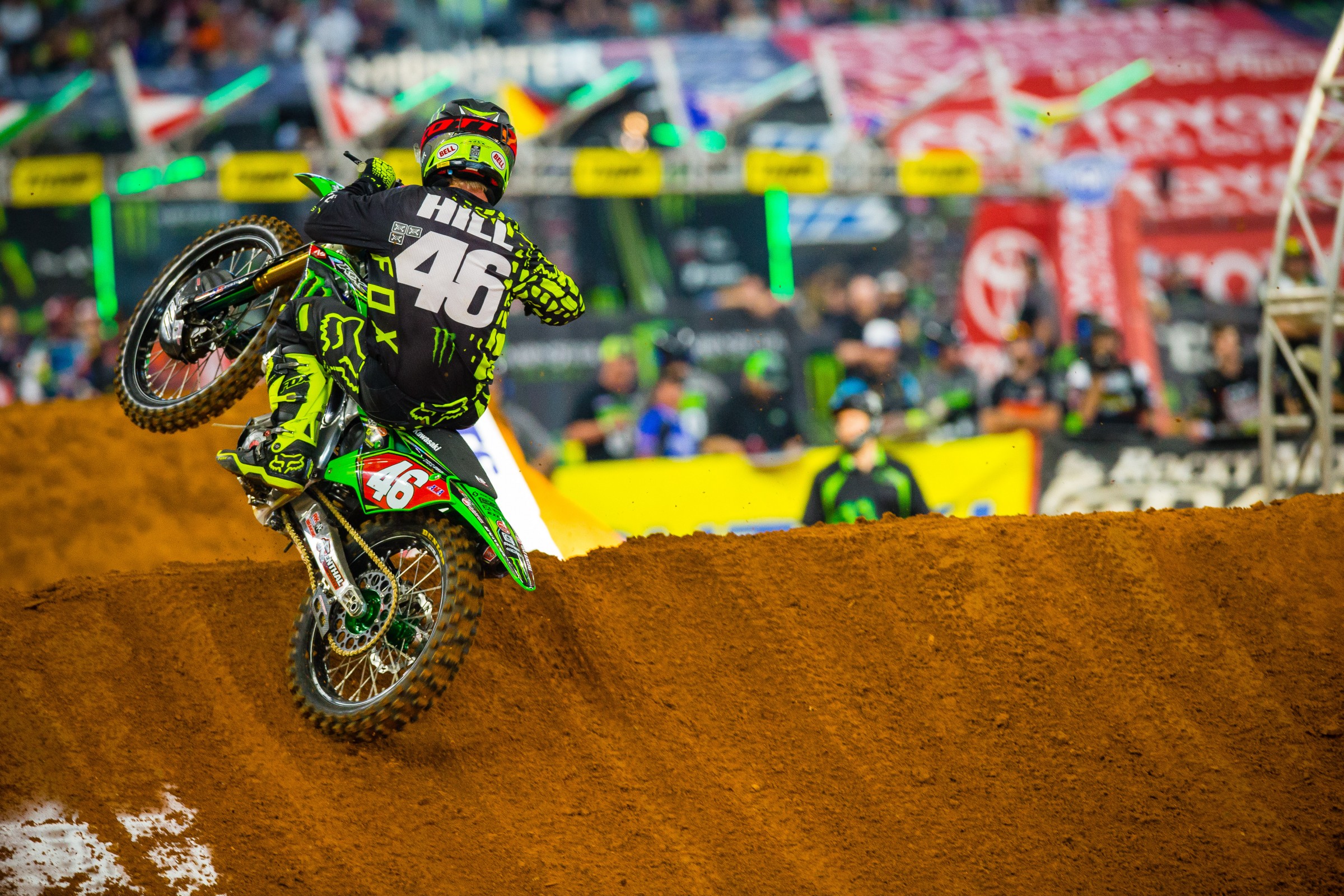 Hill will get to hold onto that red plate through the break.