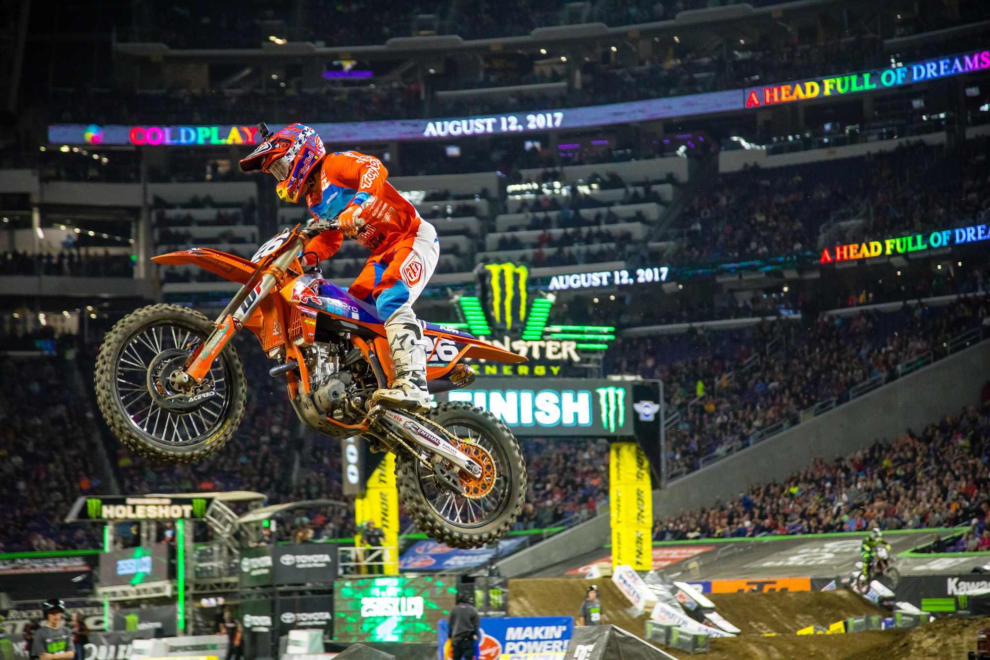 Martin had a rough day in front of his hometown crowd.