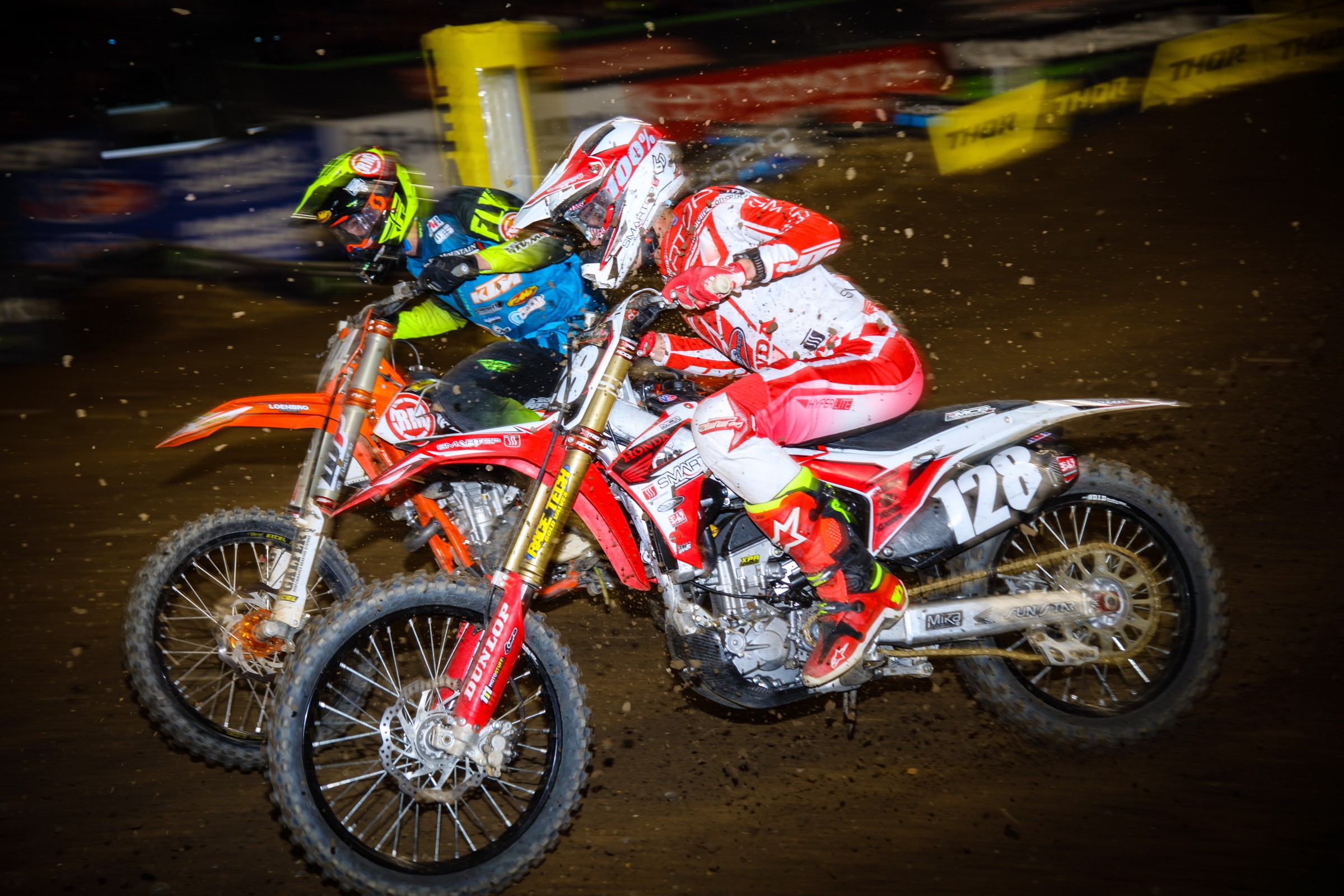 McAdoo's main event was shaping up to be a solid debut until he crashed late in the race.