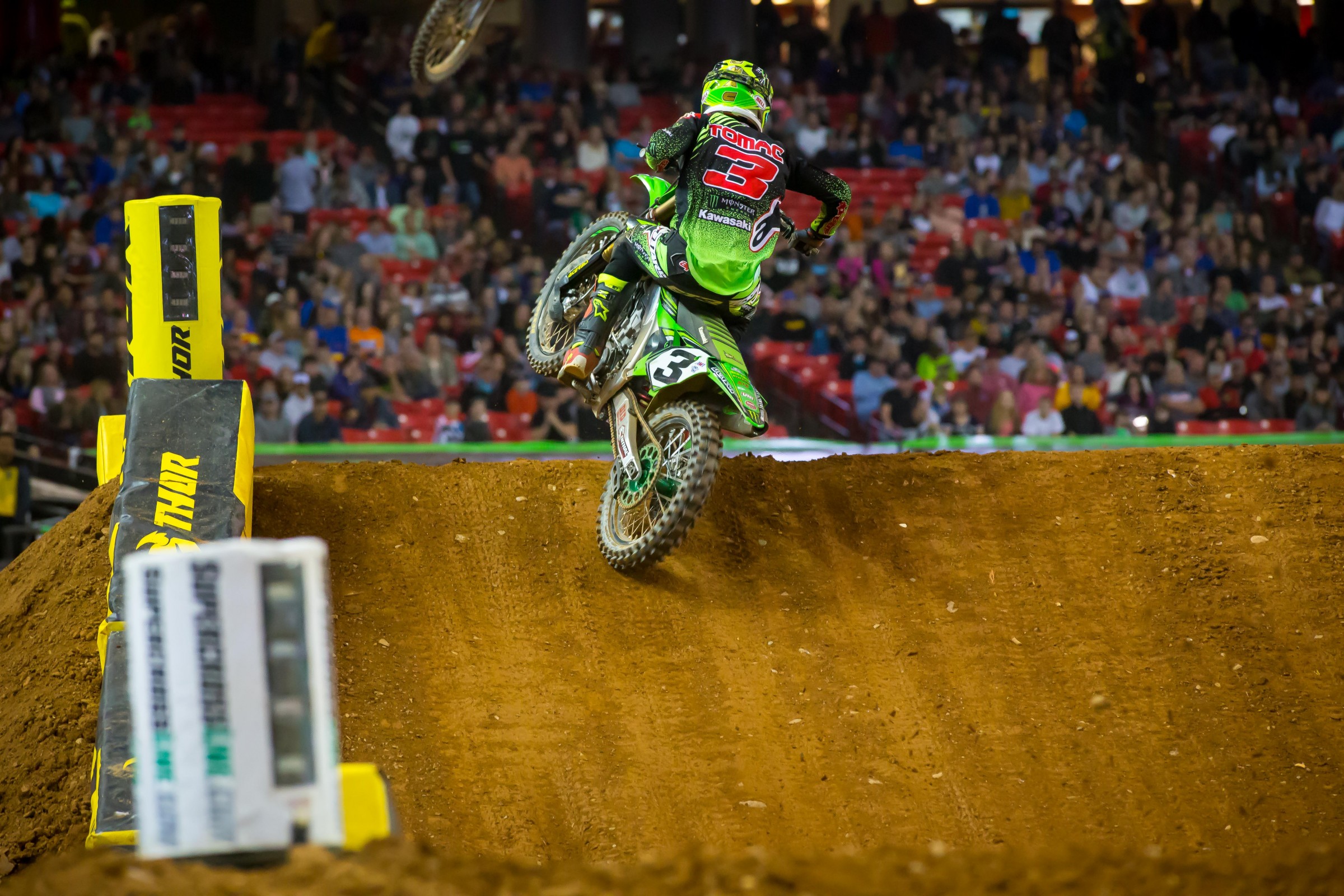Tomac charged to a second place finish on Saturday.
