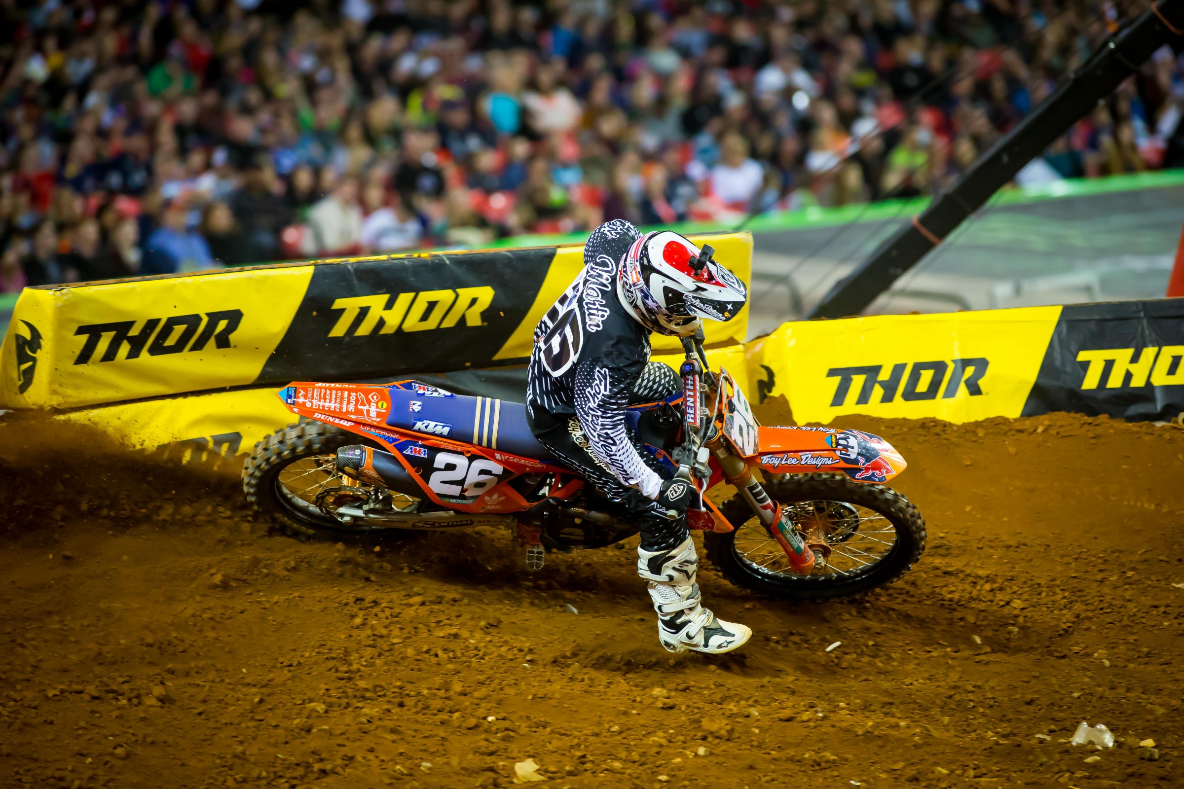 Martin bounced back with a second place finish on Saturday night.