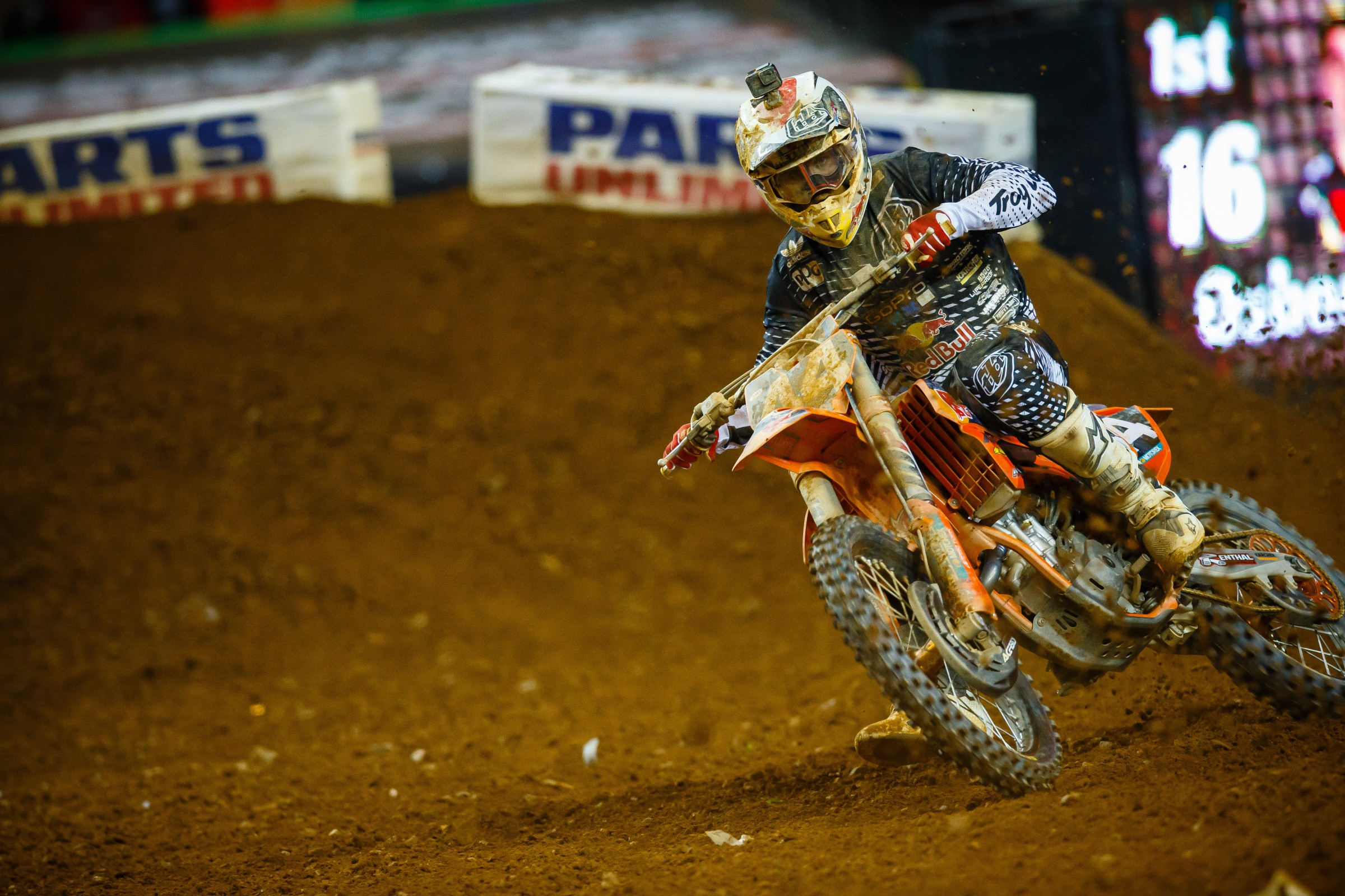 Smith is only seven points back of the leader in the 250SX East Championship.