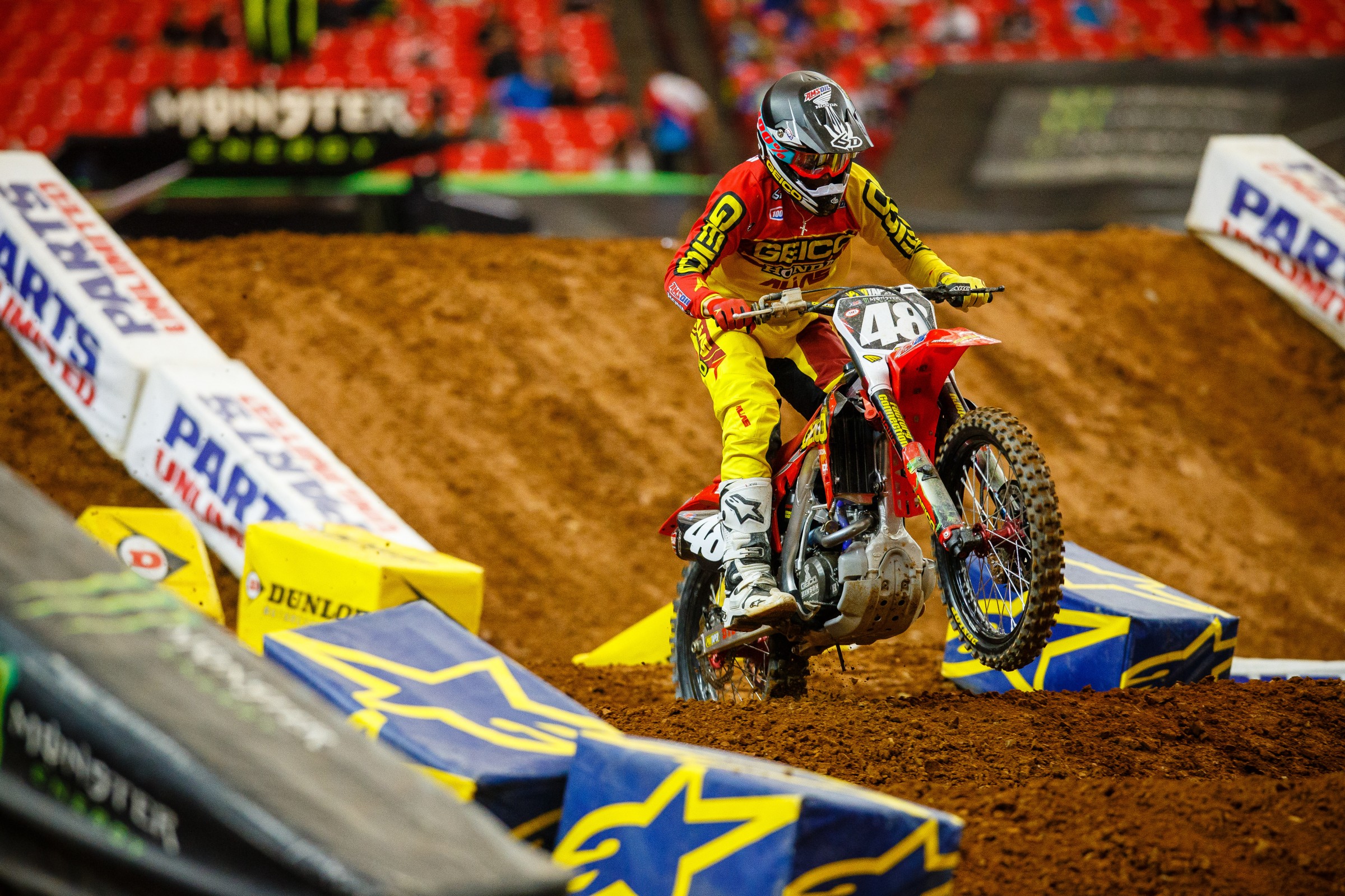 Craig was crazy quick through the whoops in qualifying.