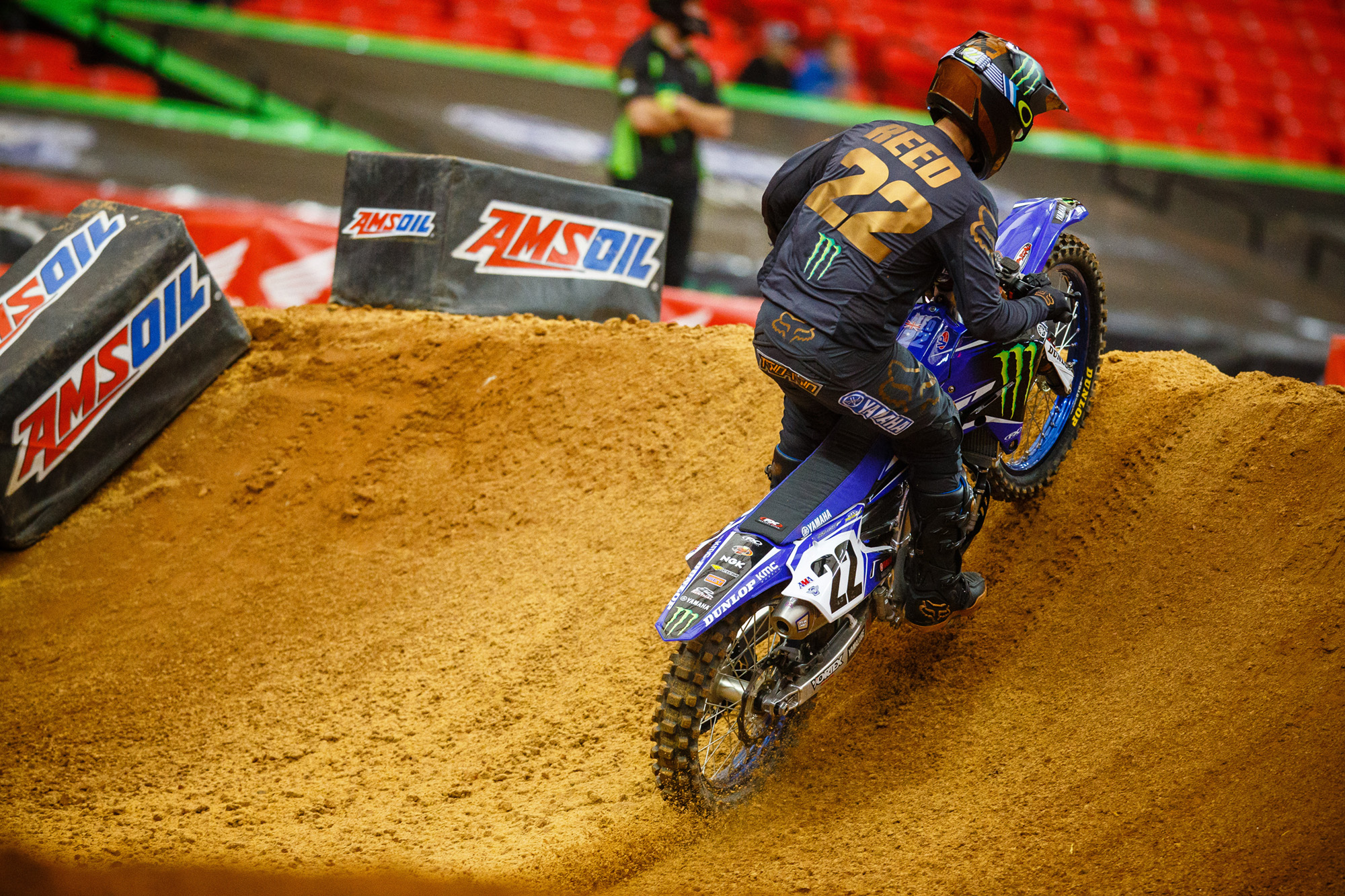 See how all the sand ended up roosted over to the front side of the wall? Reed thought the location of the wall jump could have been improved.