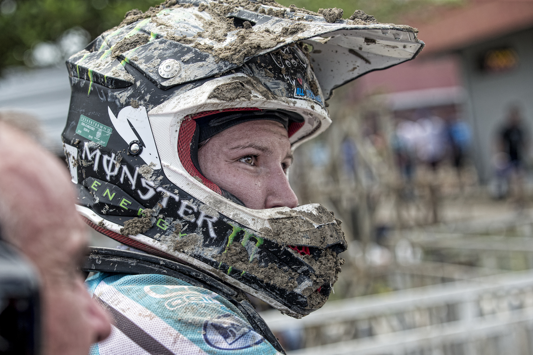 Fontanesi was another rider who fell victim to the Indonesian goo.