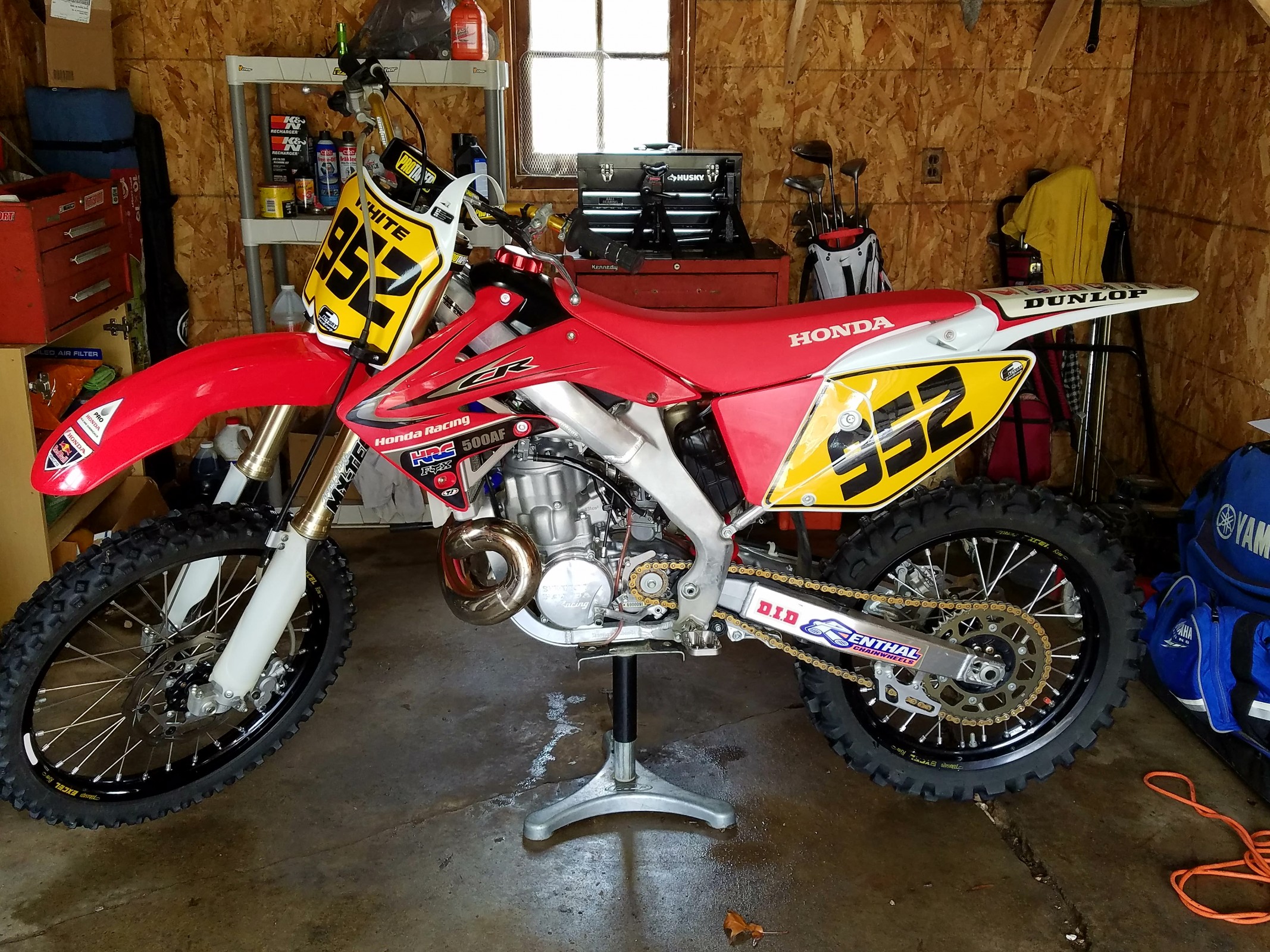 Five hundred cubic centimeters of adrenaline … comes with a neck brace and a free set of crutches!