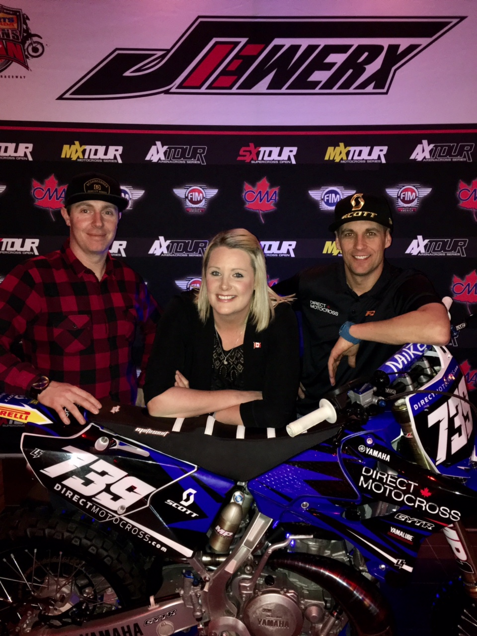 Justin Thompson (left) raced as a pro for about 10 years.