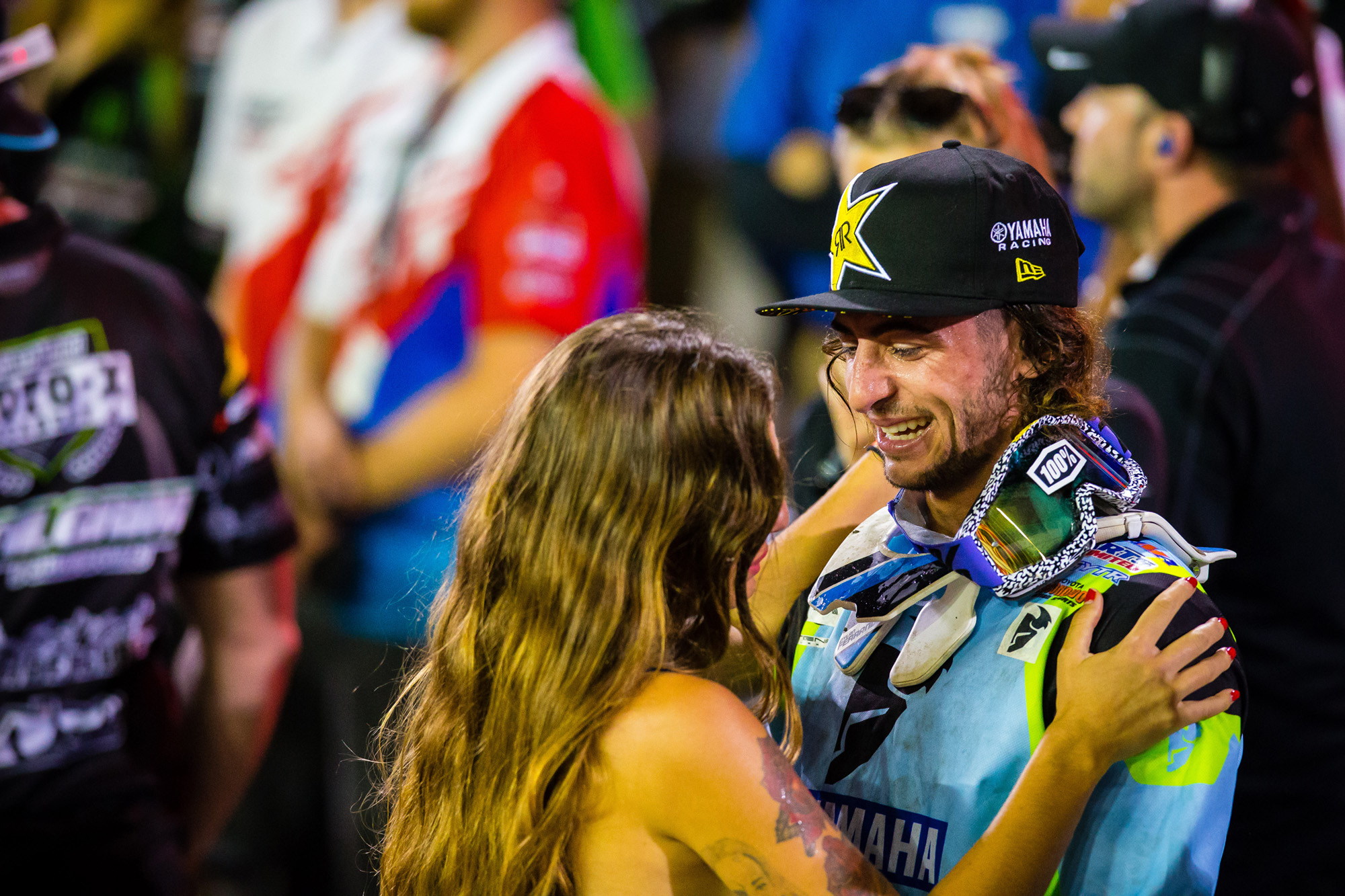 Ferrandis was all smiles after his first career 250SX podium in Daytona.