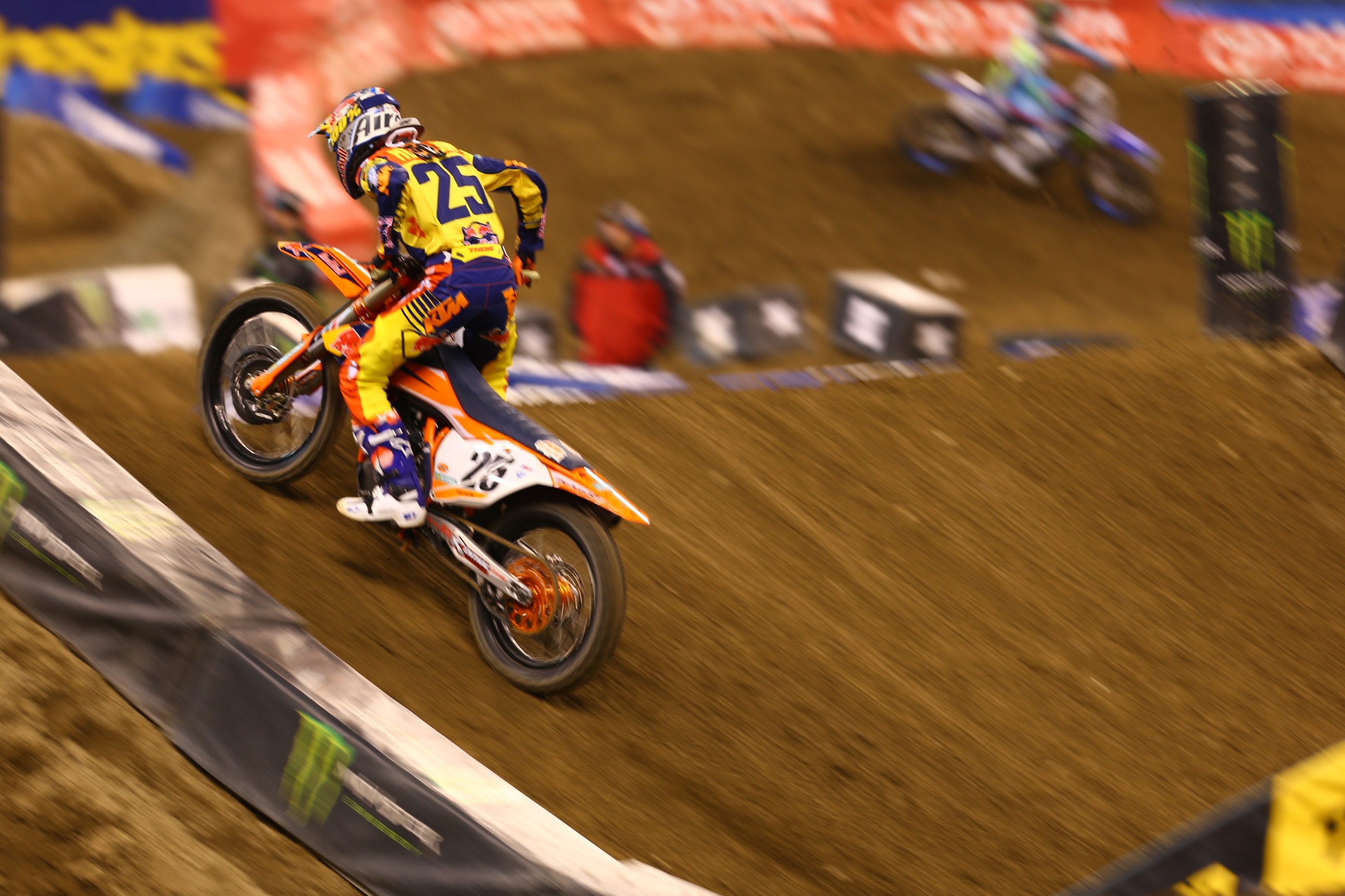 Marvin Musquin set the fastest time in the first practice.