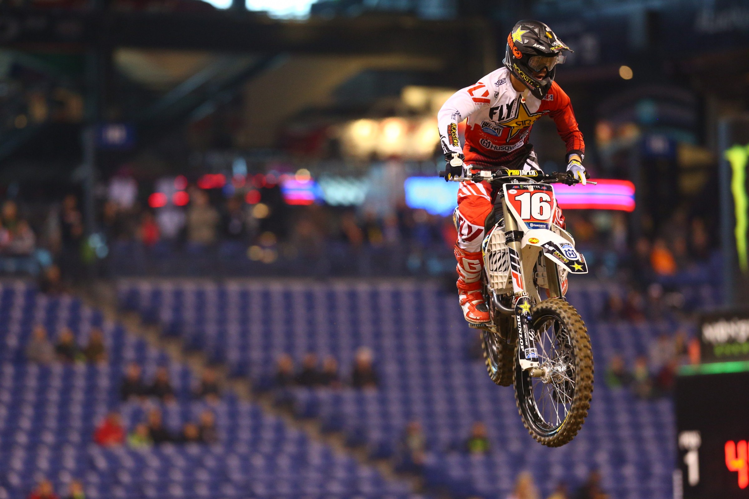 Zach Osborne was fastest in the first 250 session.