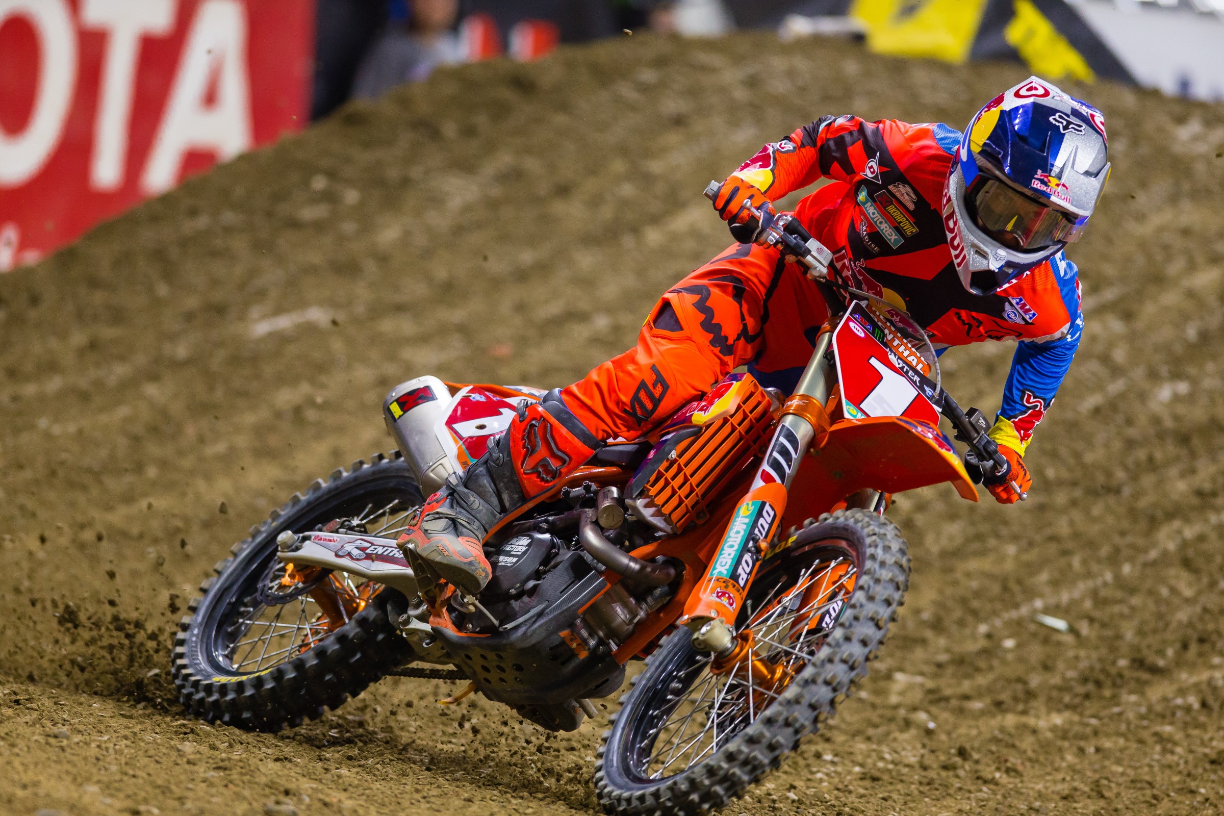 It took Dungey 14 laps to catch up to Millsaps and pass him.