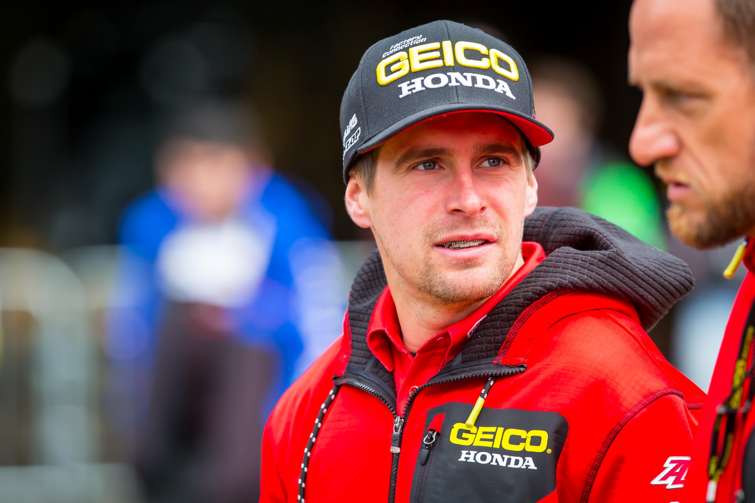 Hahn was at most of the West Coast rounds with the GEICO Honda team.