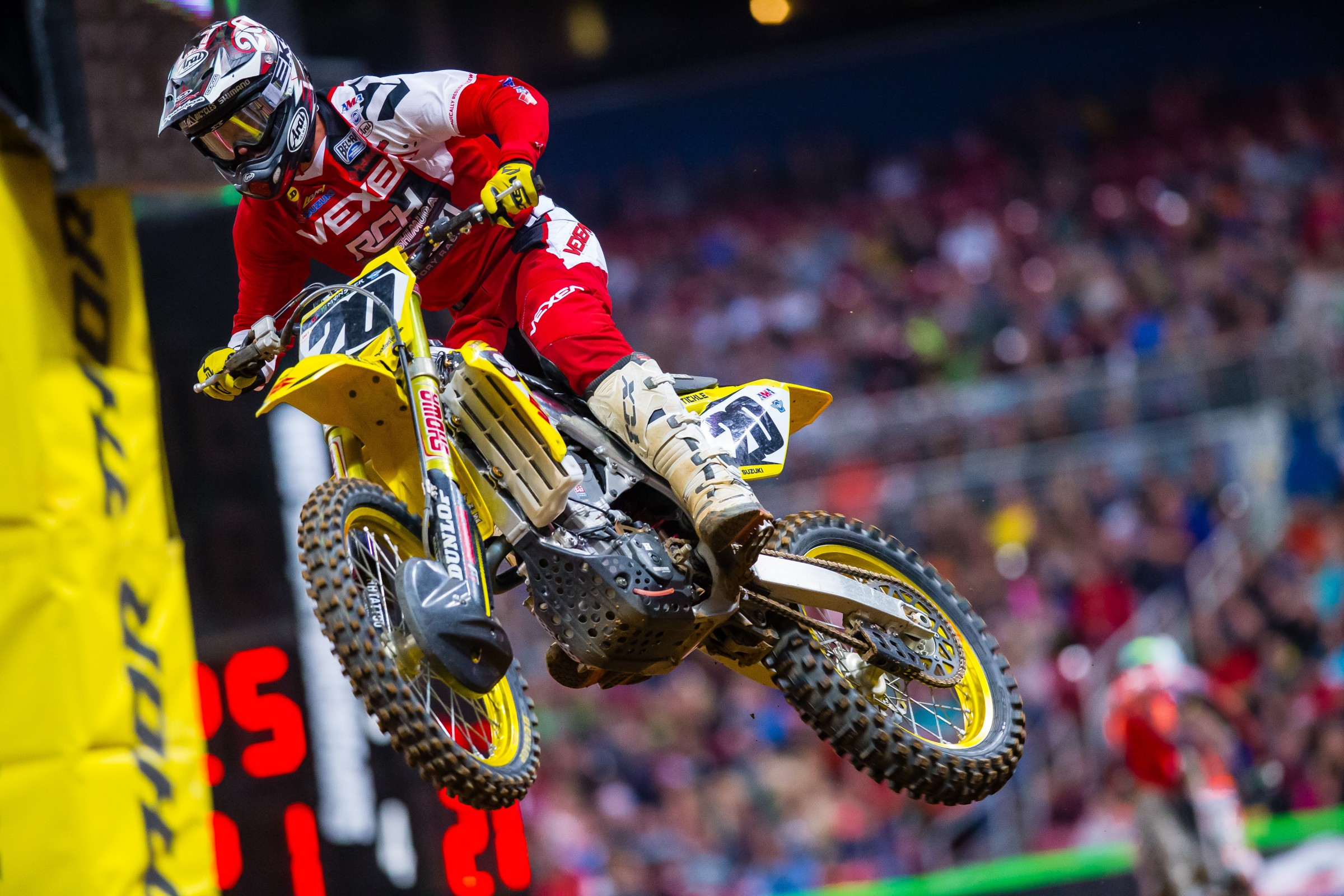Tickle fought his way up to a solid eighth place finish.