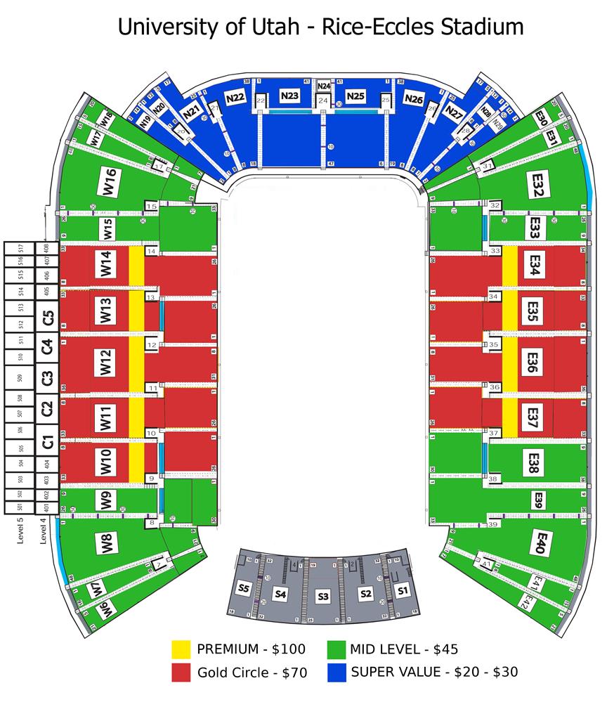 Real Salt Lake Seating Chart