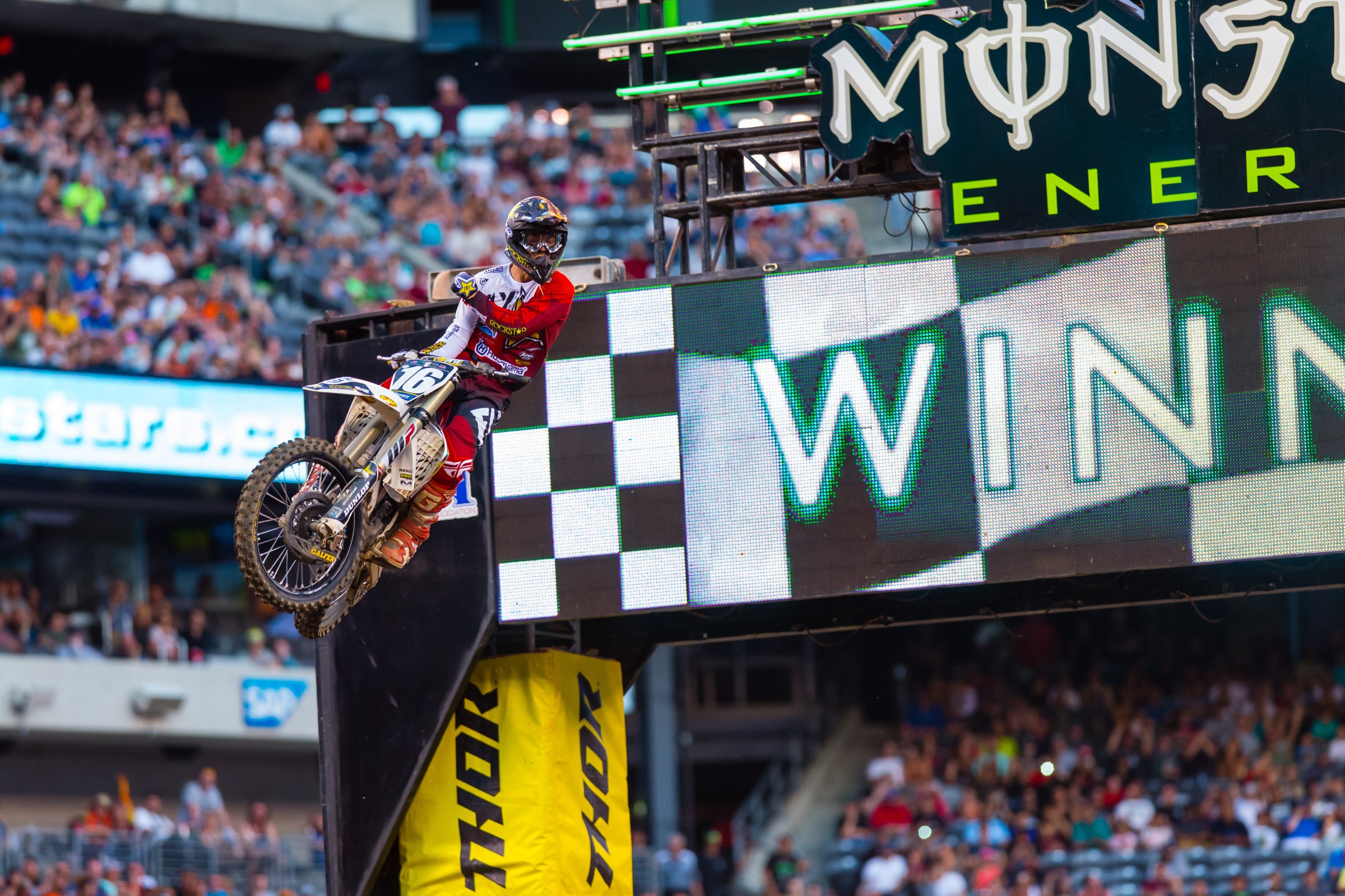 This was Osborne's fourth win of the season—the most in the 250SX East Region.