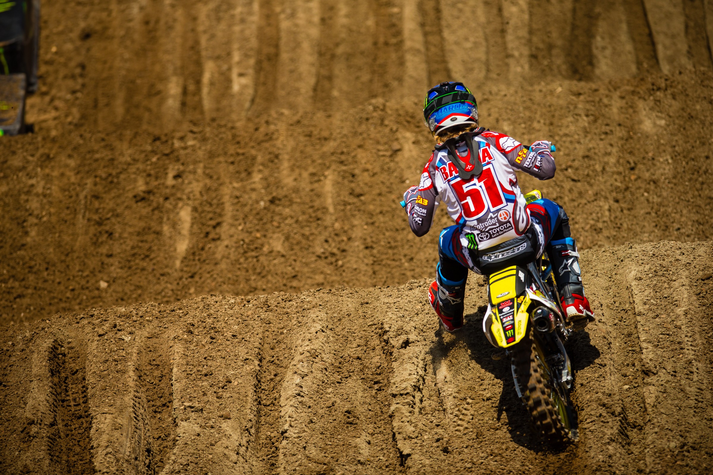 In an interview during the day, Barcia said he is still getting used to the Suzuki.