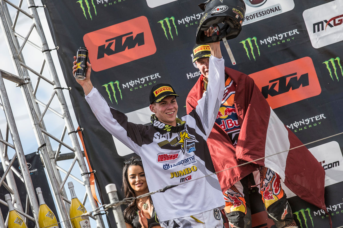 Olsen won in Kegums last year in the EMX 250 class.