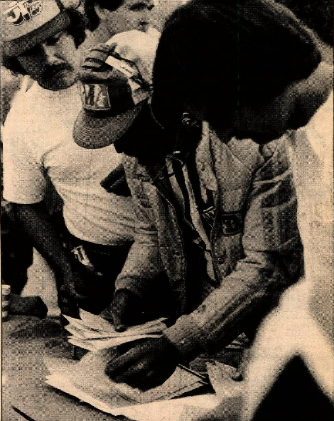 AMA referee Butch Lee sorts through the claims.