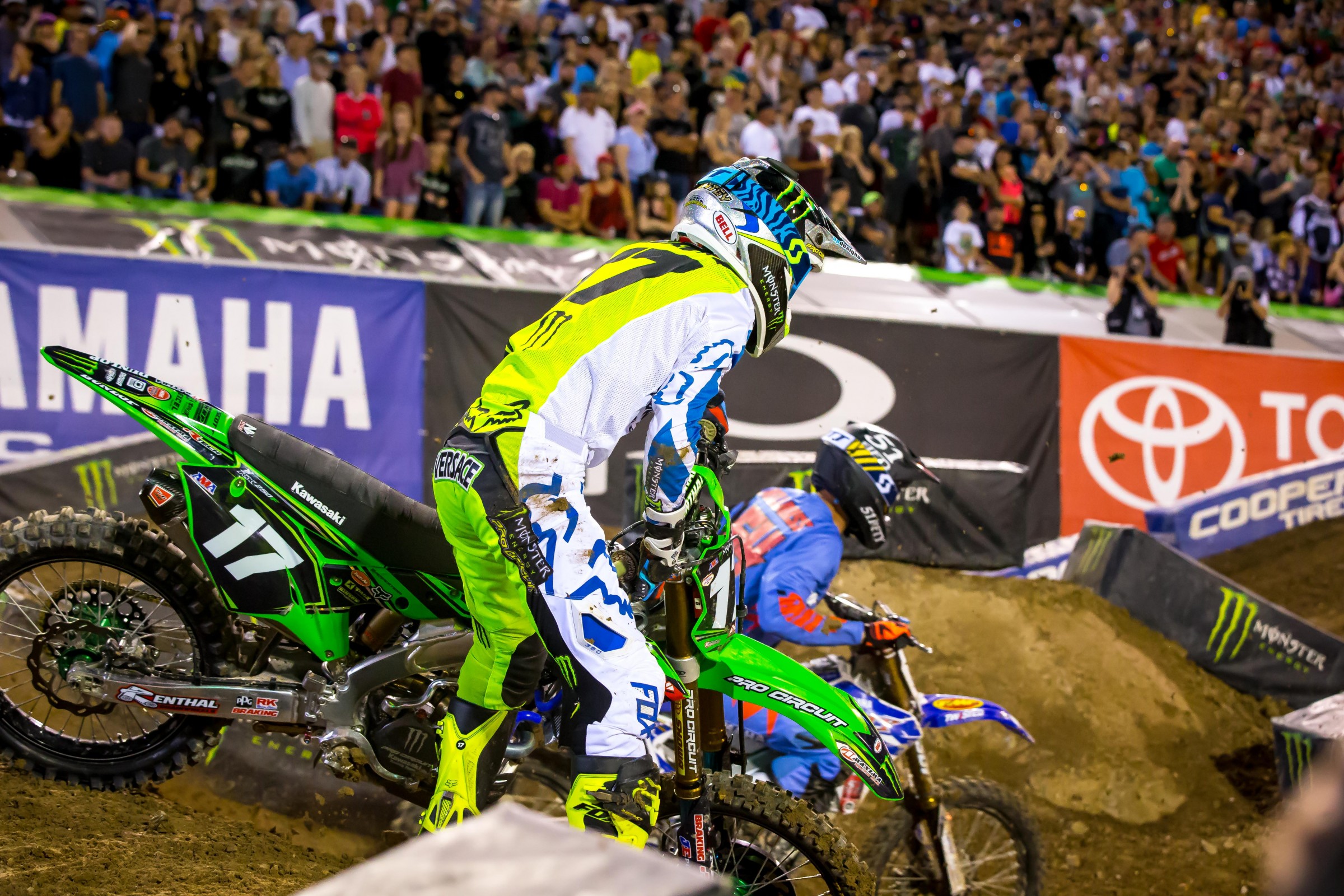 This crash early in the race cost Savatgy five positions.