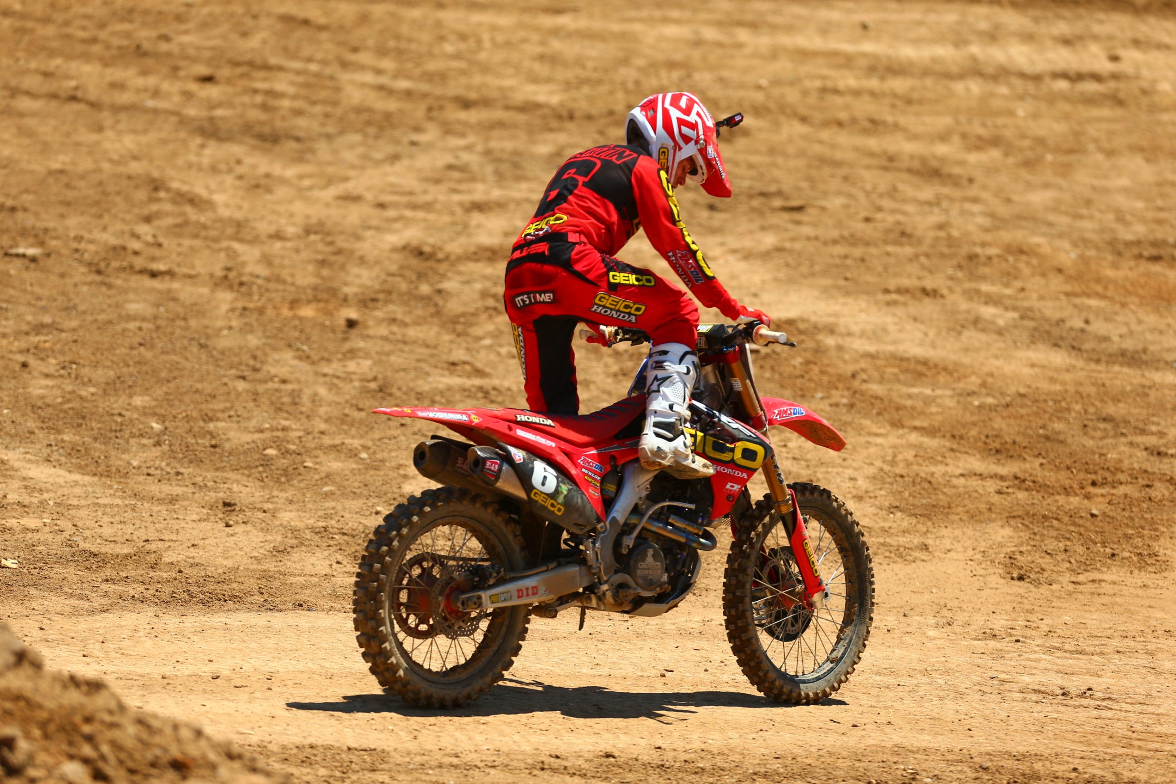 This is the last thing anyone from GEICO Honda wanted to see at Hangtown.