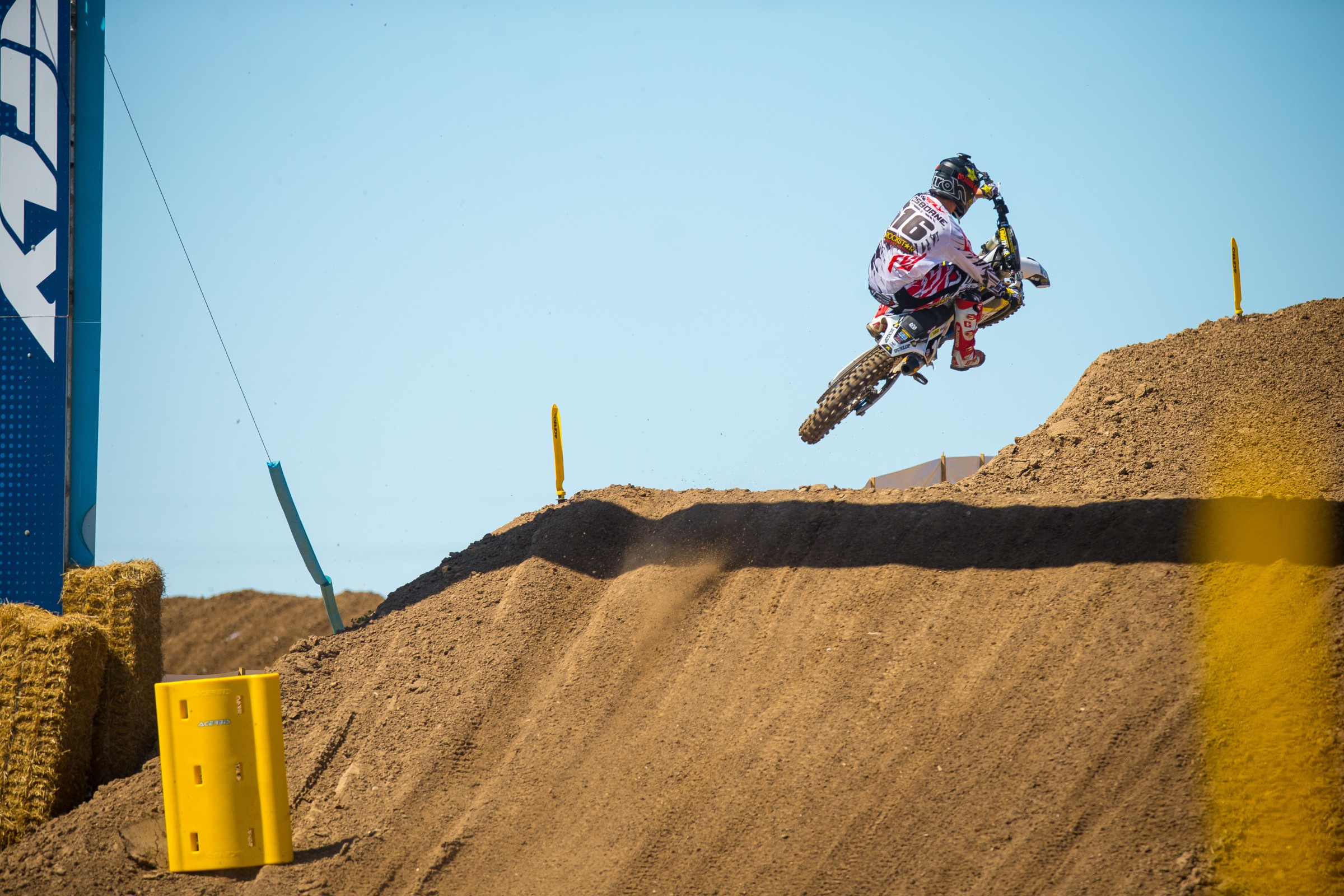 Osborne swept both of his motos and was the fastest rider in qualifying.