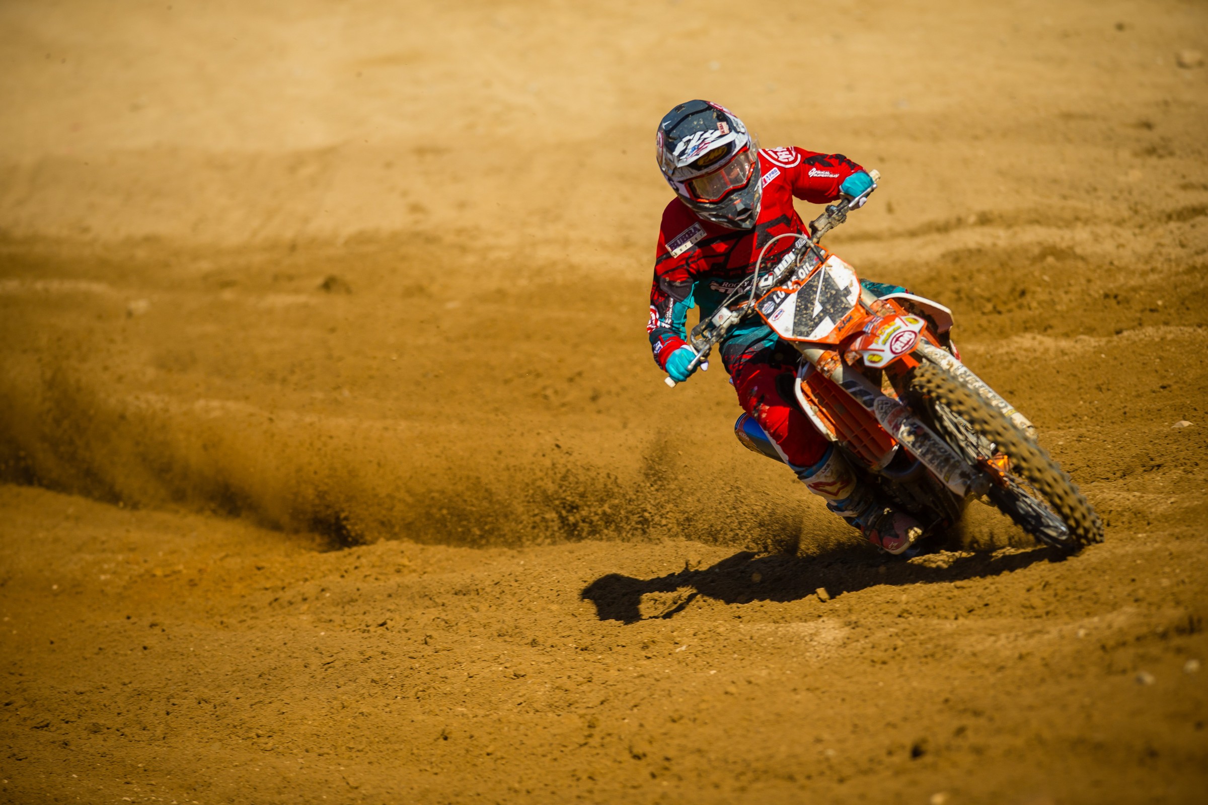 Blake Baggett finished third overall on Saturday.