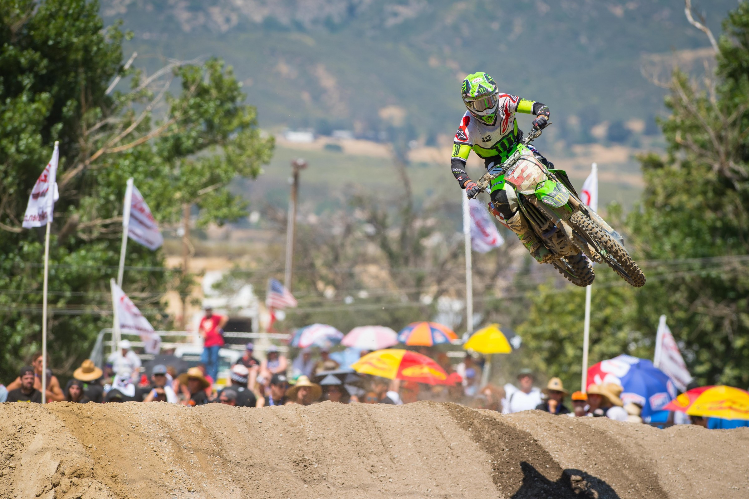 Tomac will look to chip away at his points deficit this weekend at Thunder Valley.