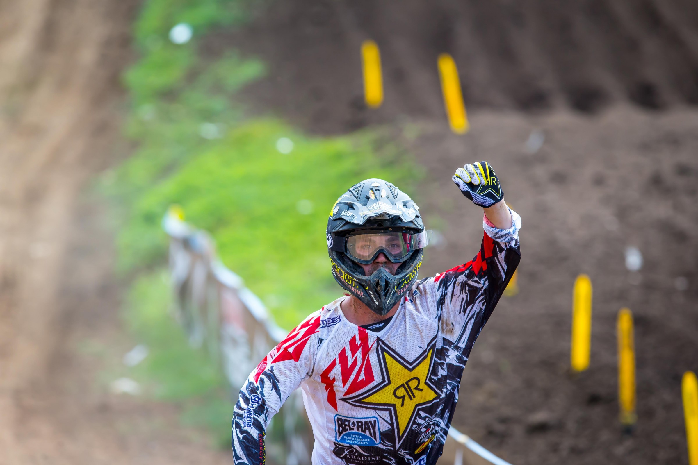 Osborne won the second moto to finish second overall.