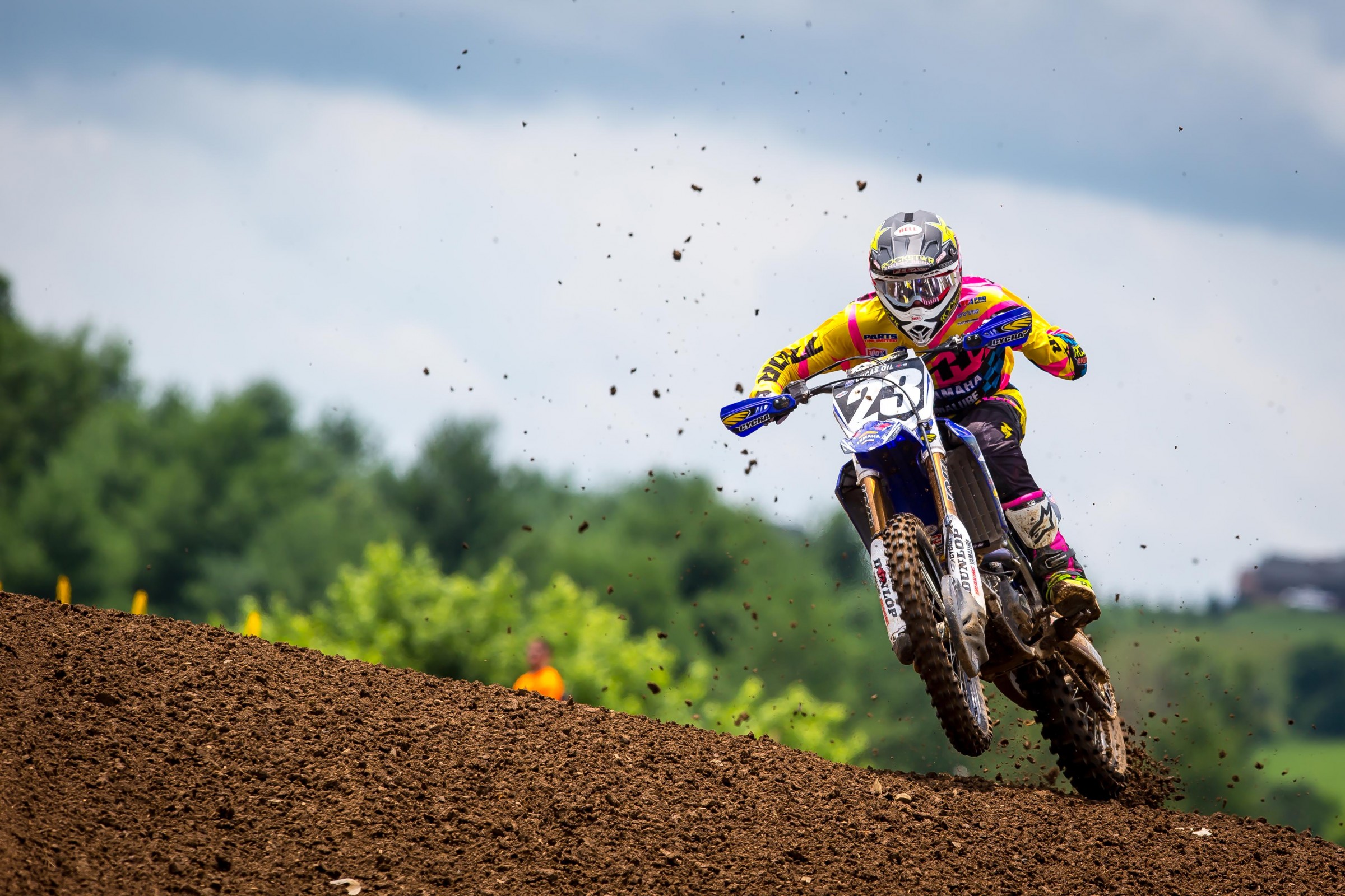 Aaron Plessinger grabbed his first overall of the year after a first moto win.