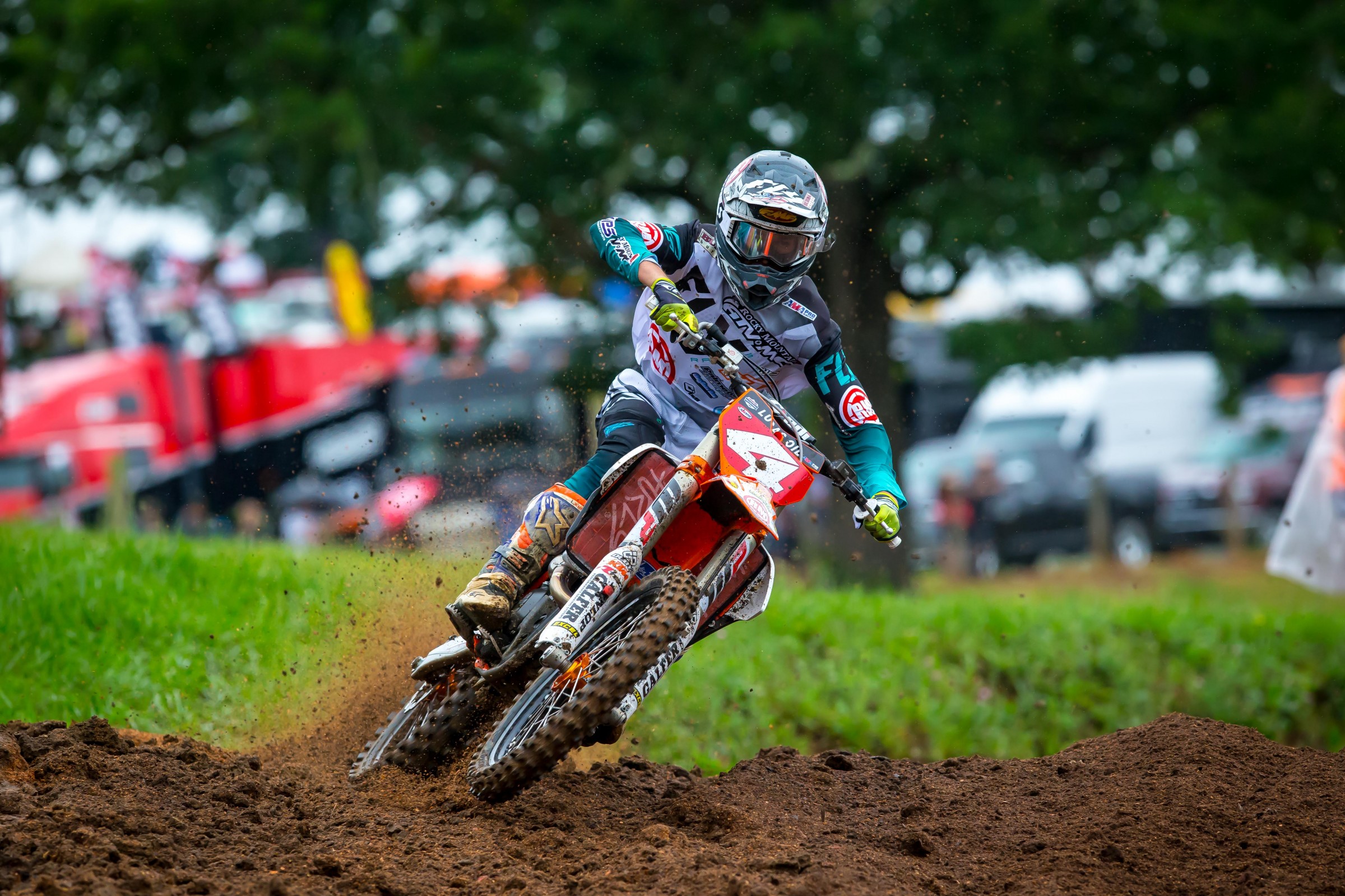 Blake Baggett finished third overall on the day.