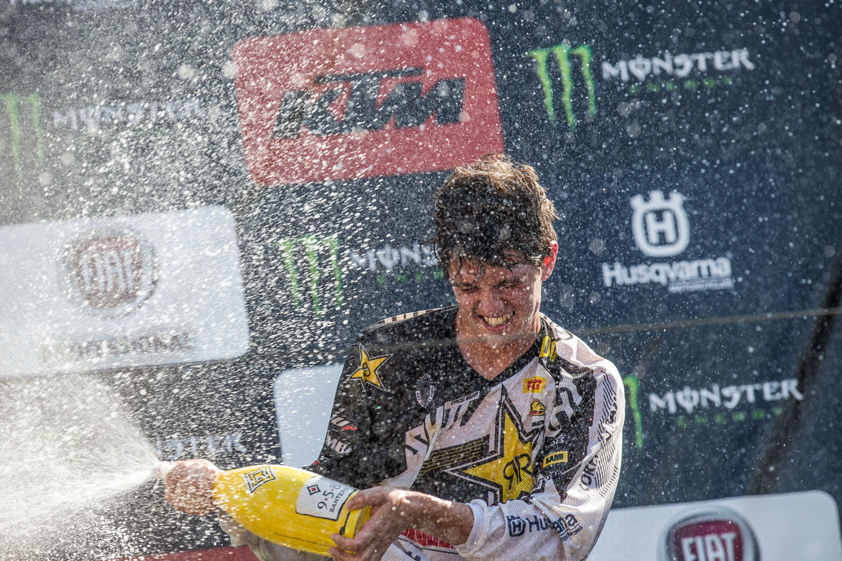 American Thomas Covington took third overall on the day.