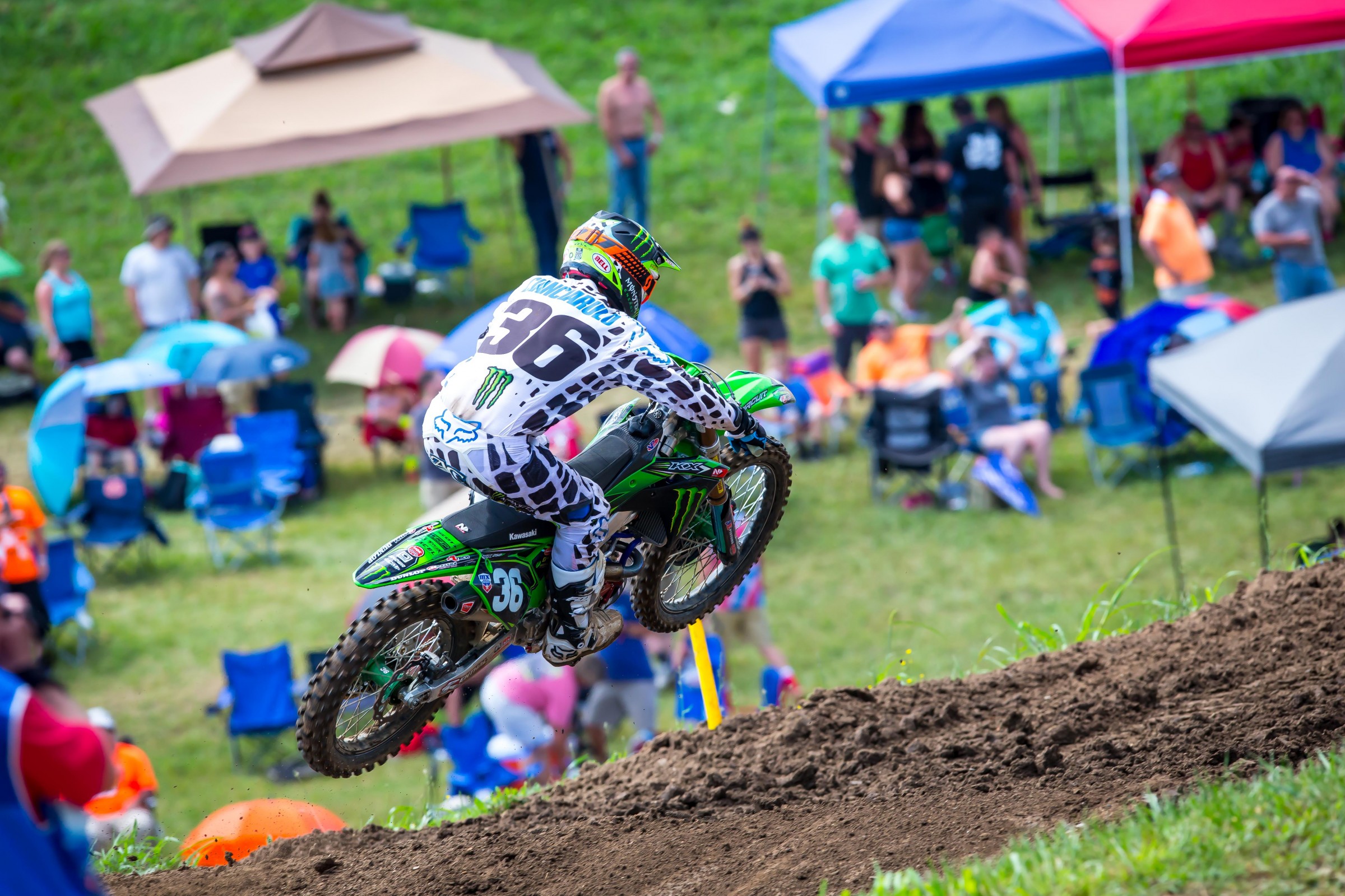 AC had his best moto finish since the opening moto at Hangtown on Saturday.