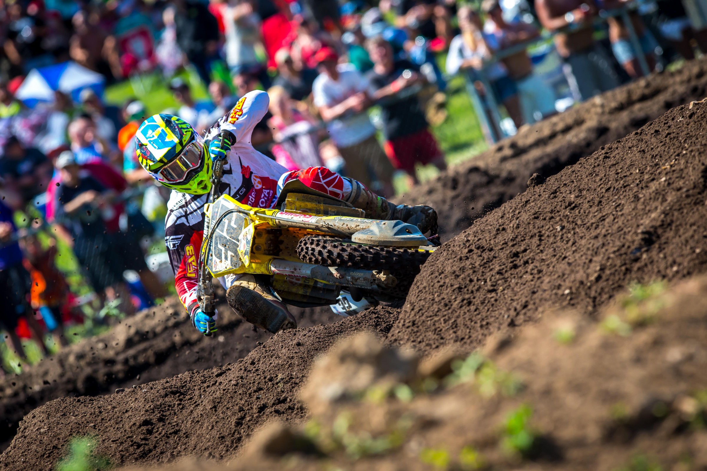 Peick put in a great ride to finish fourth in the second moto.