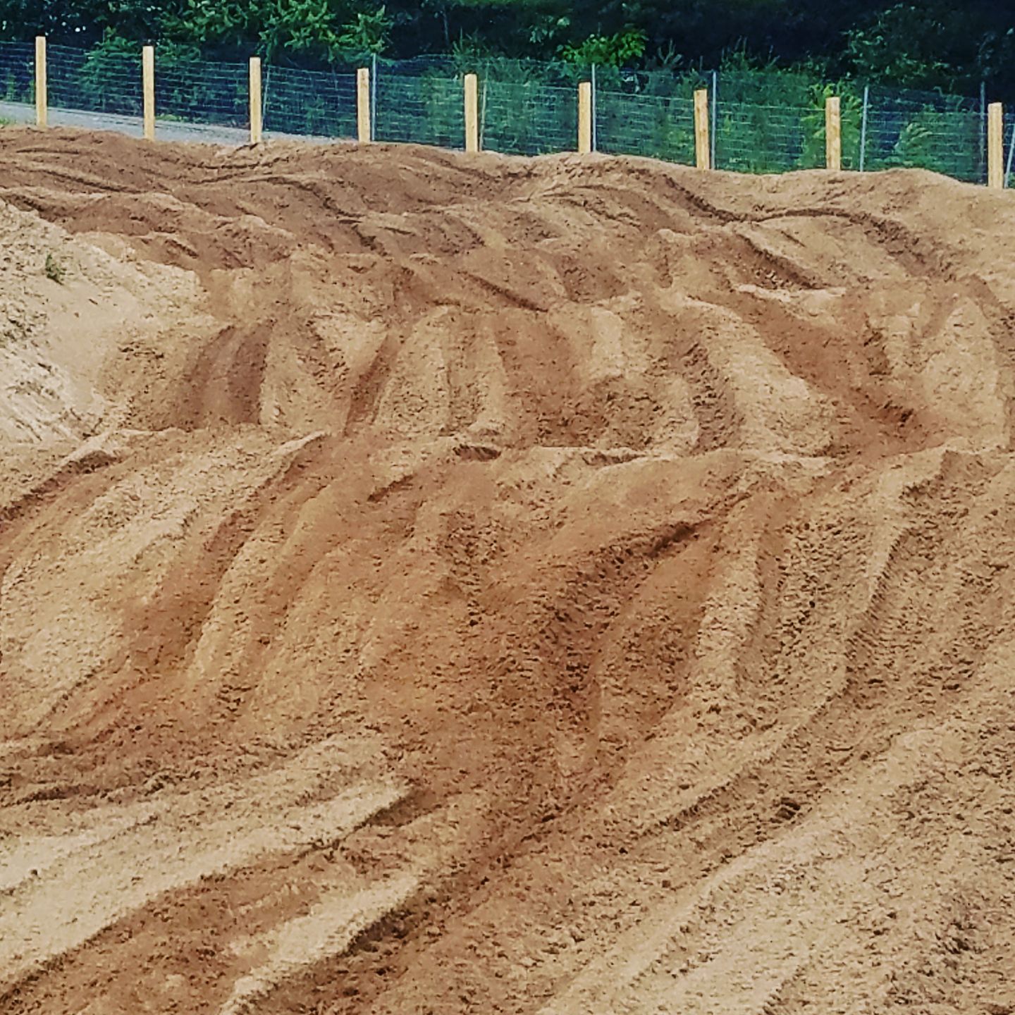 A photo taken of the track in June.