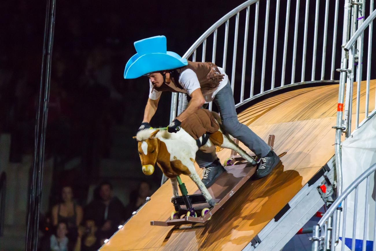 Hey, maybe you could join the Nitro Circus? Just slightly safer than a heroin habit and even more fun.