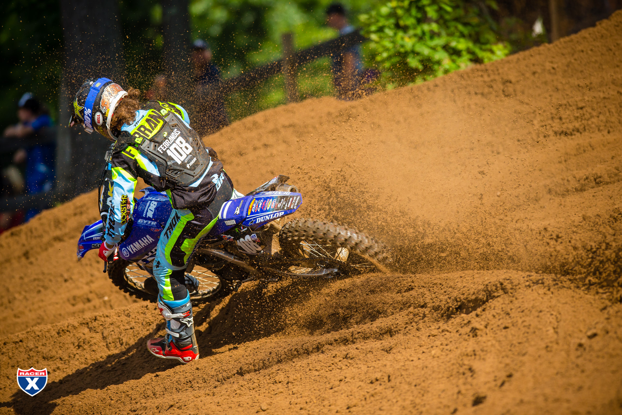 Ferrandis was fast all day and won moto one, but Osborne got away in moto two.