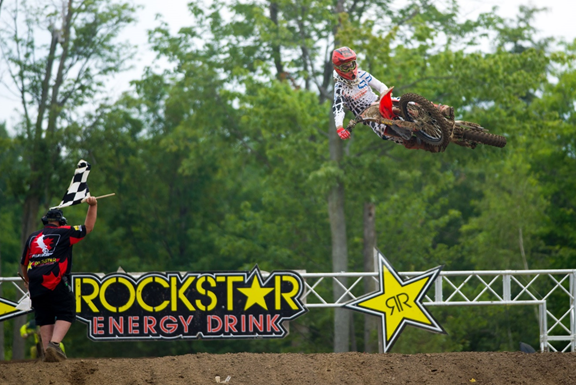 Honda Canada GDR Fox Racing’s Colton Facciotti 1-3 moto finishes put him first overall in round six.
