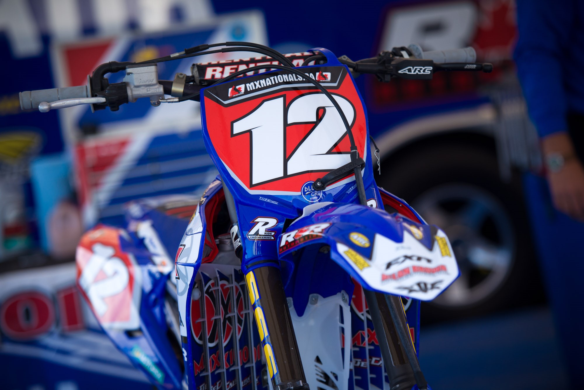 MX101 FXR Yamaha Team’s Shawn Maffenbeier had the red plate on his bike at Round 8.